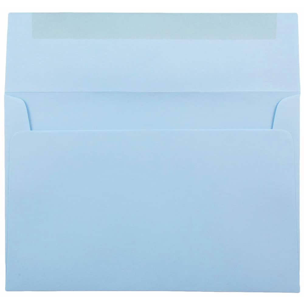 JAM Paper A10 Pastel Baby Blue Invitation Envelopes