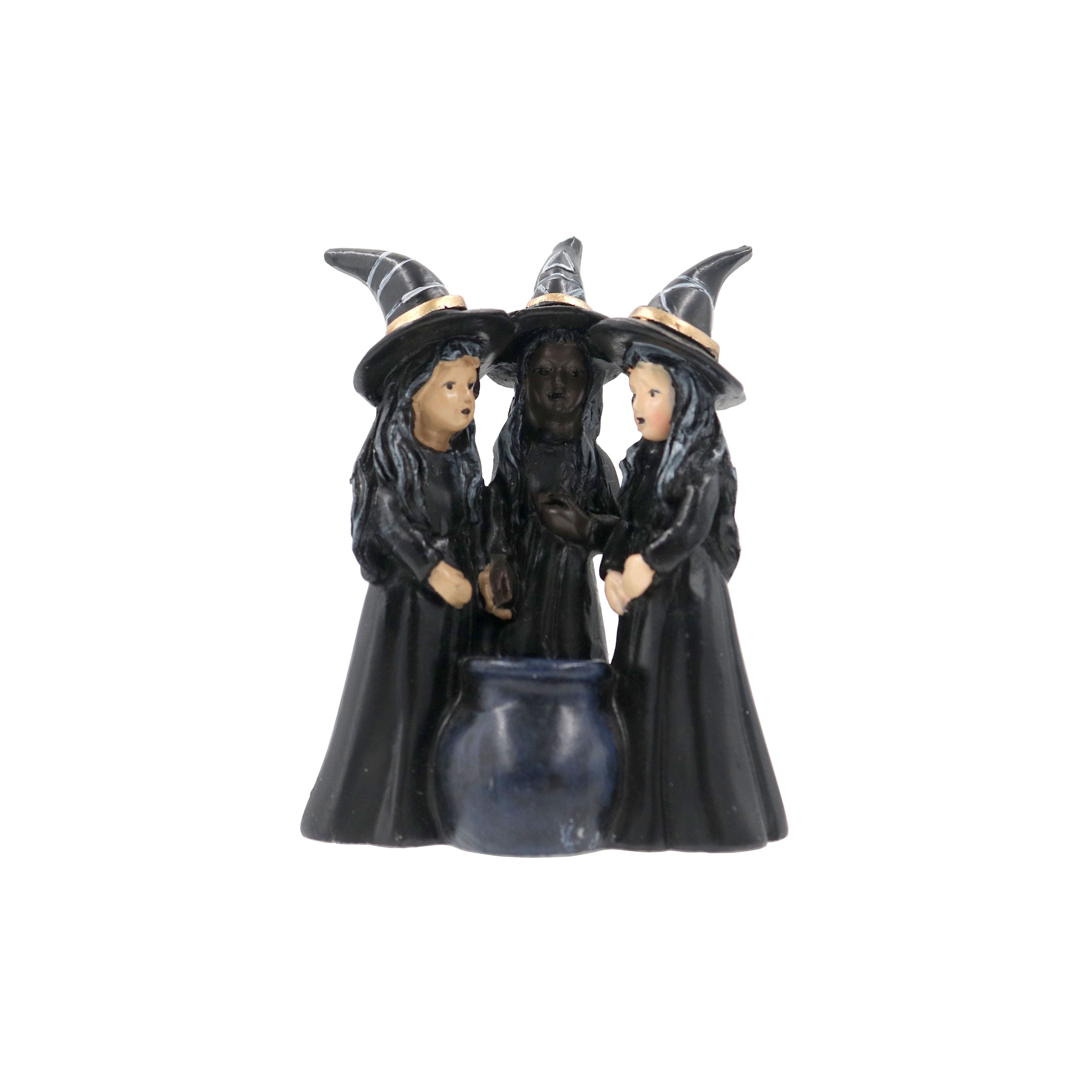 Mini Witch Trio & Cauldron Halloween Décor by Ashland® | Michaels