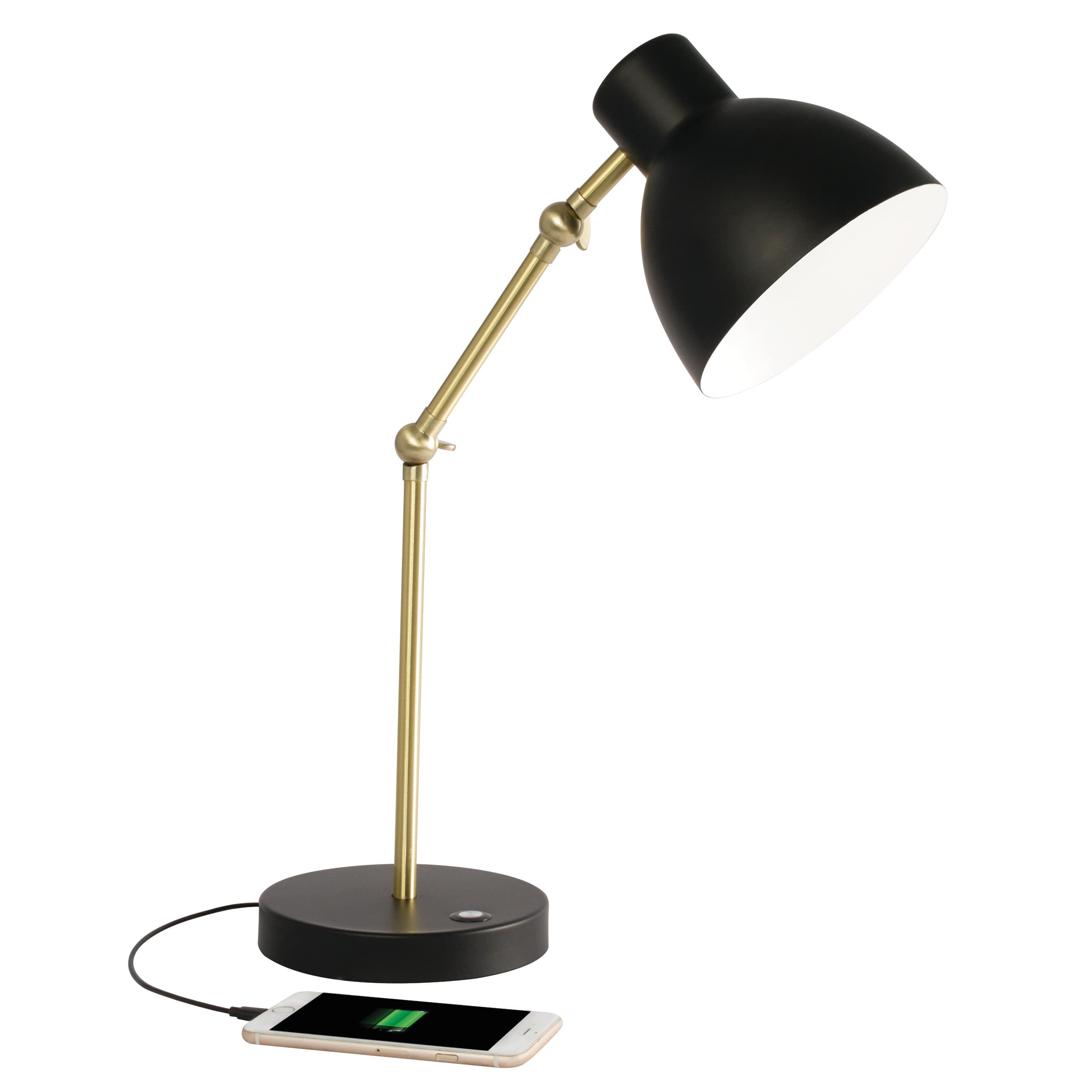 OttLite Wellness Series Adapt LED Desk Lamp with USB Port