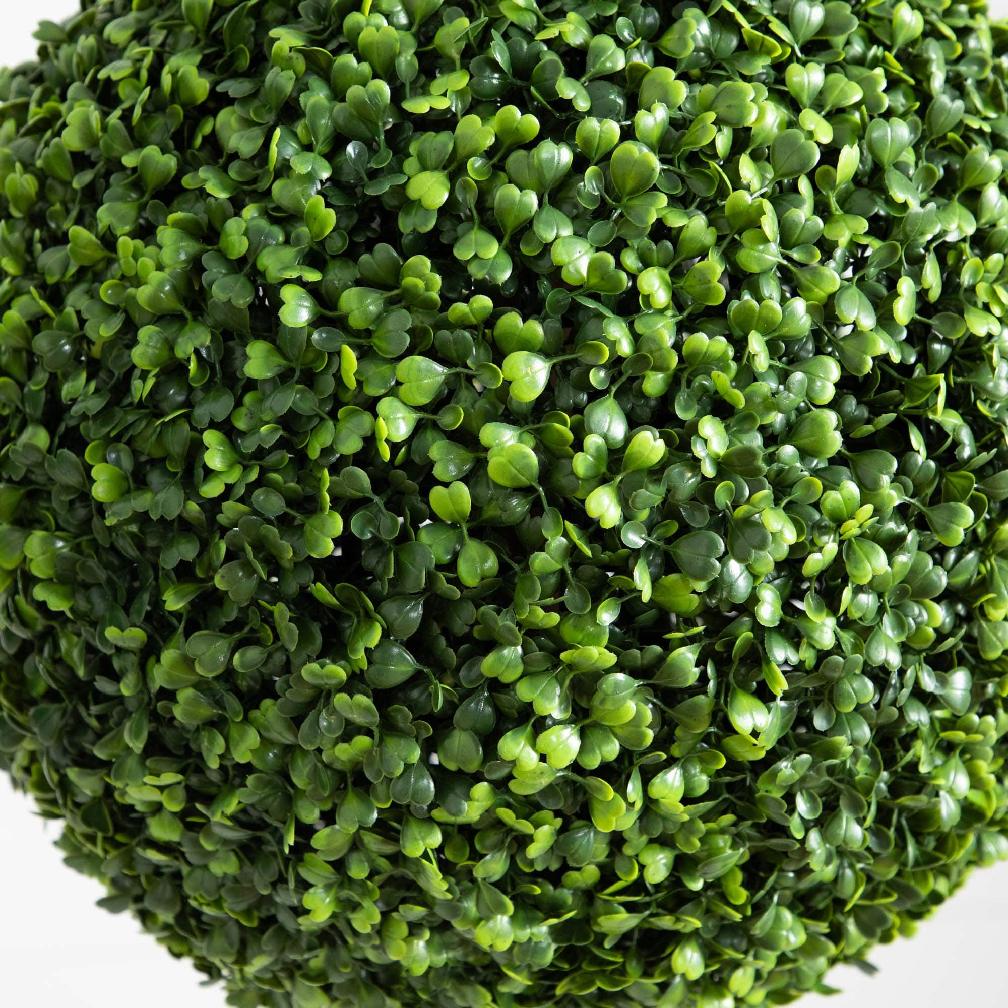 14" UV-Resistant Boxwood Ball Topiaries with Integrated Ground Stakes, 2ct.