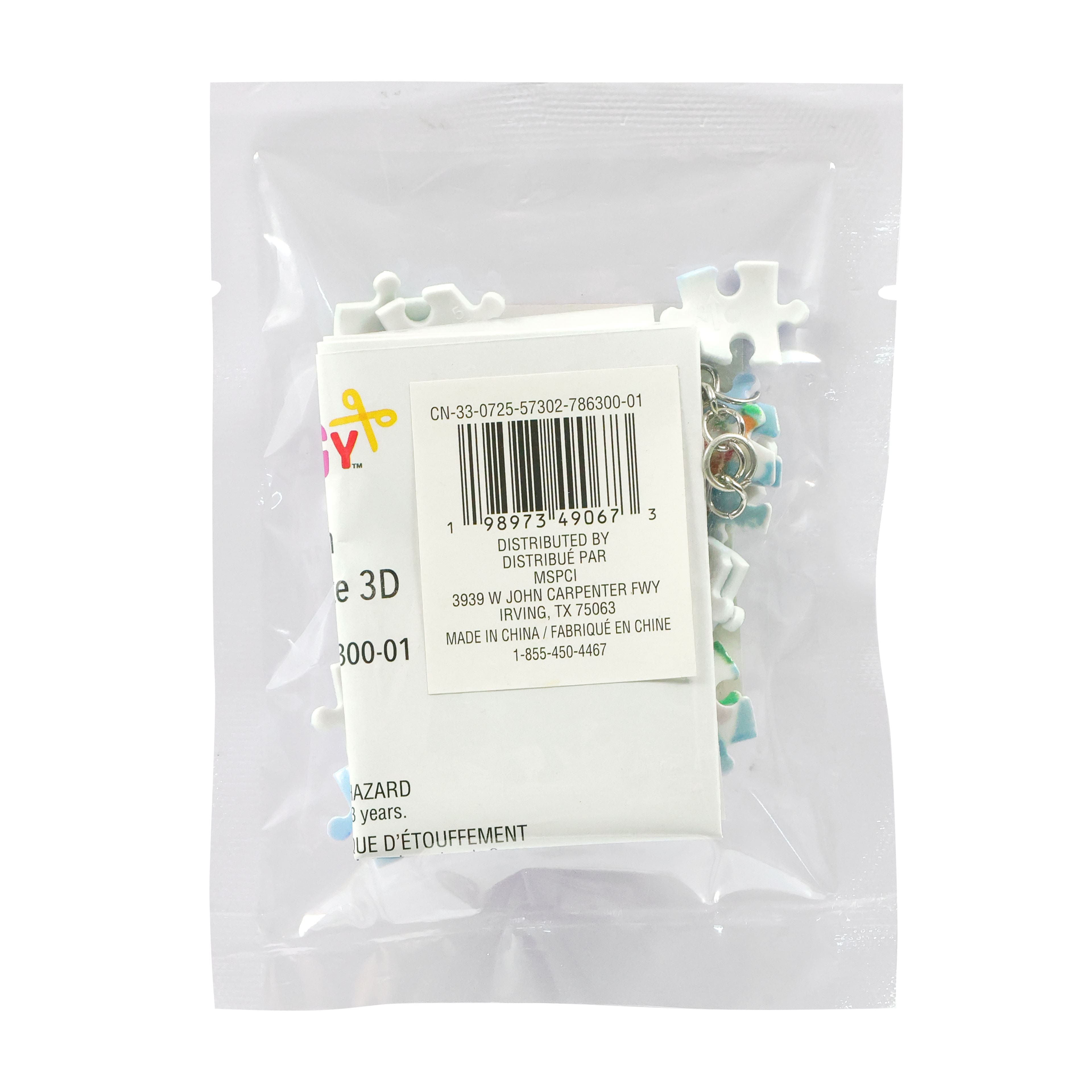 Winter Snow 3D Puzzle Keychain by Creatology™