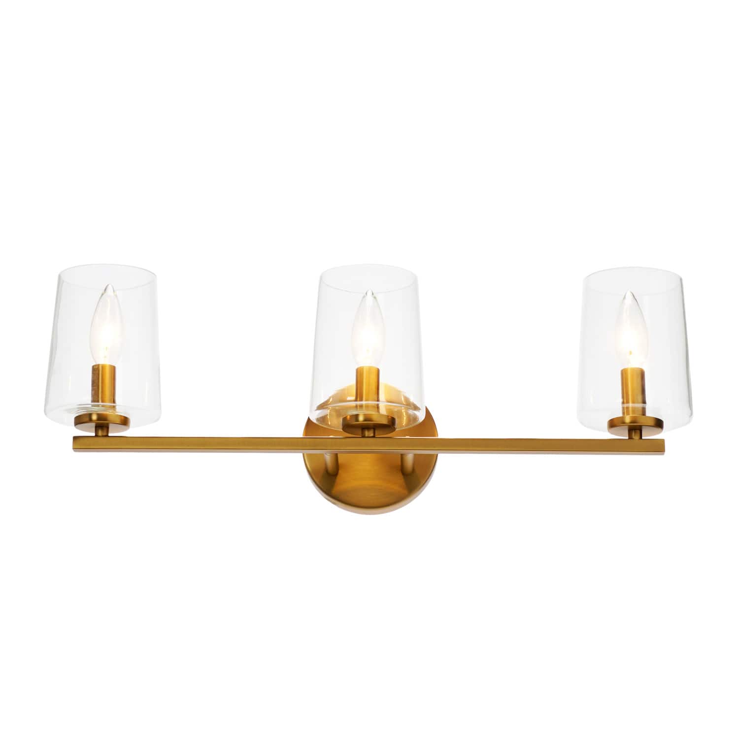 Hello Honey® Robert Stevenson Lighting Berkley Metal & Glass 3-Light Vanity Light