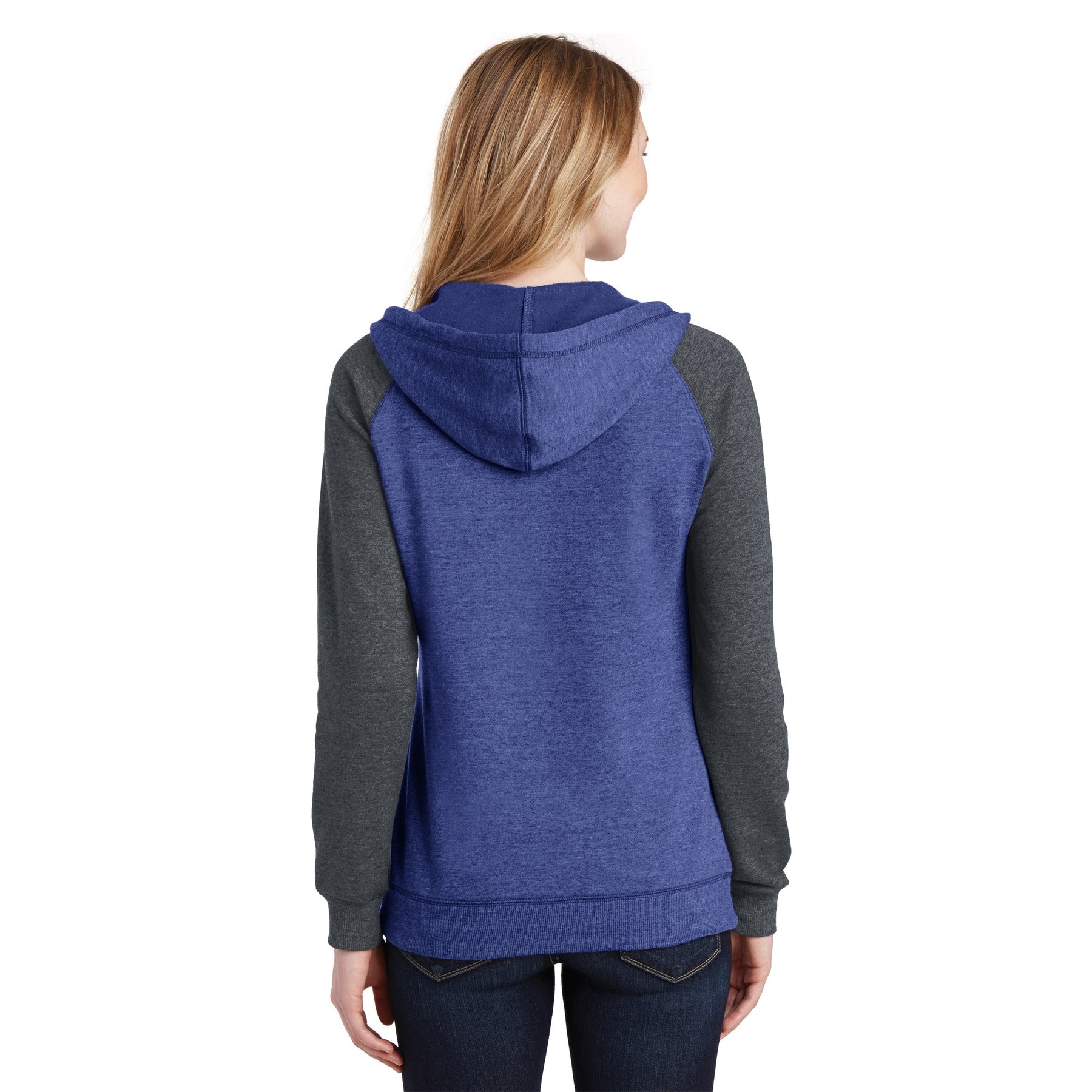 District® Women's Lightweight Fleece Raglan Hoodie
