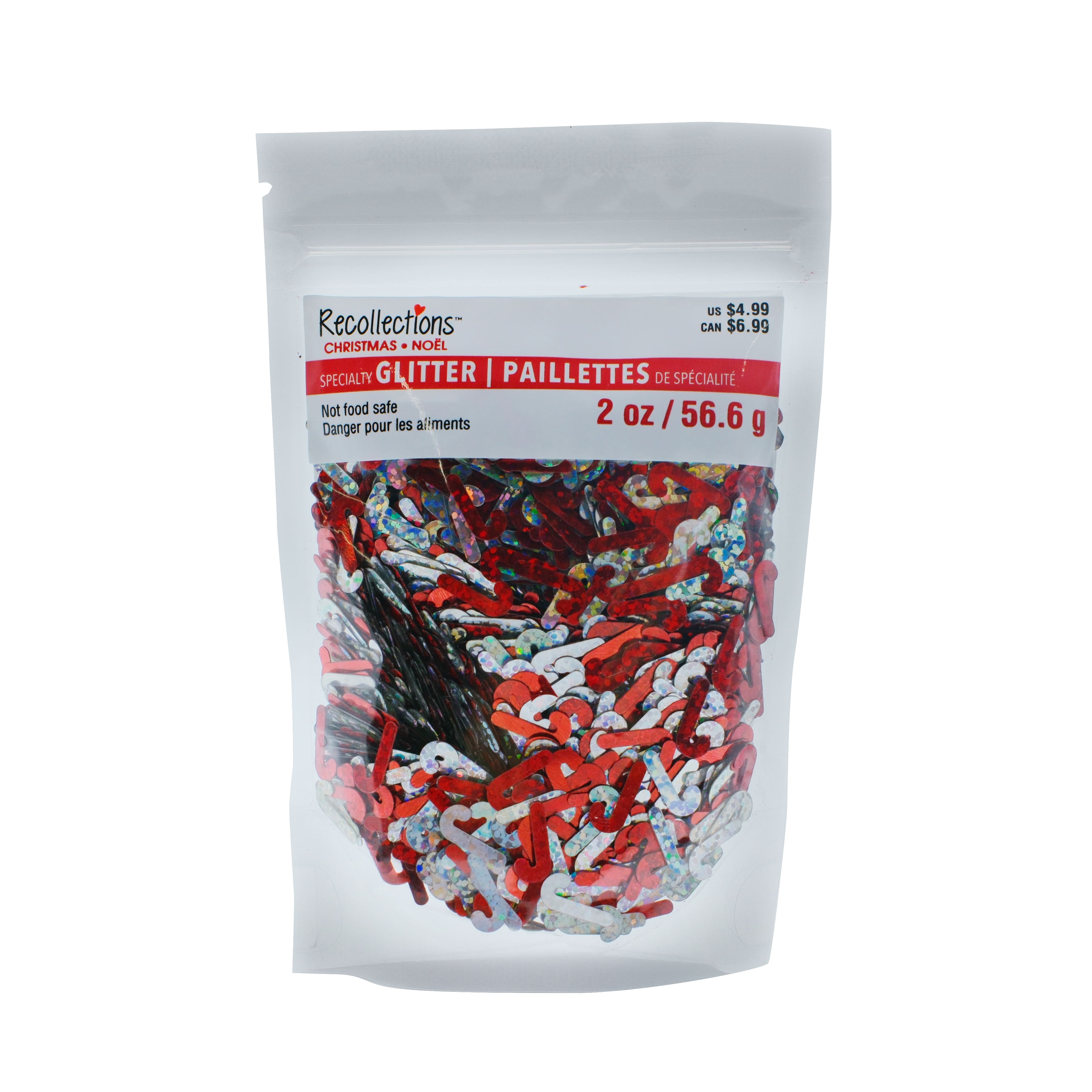 2oz. Candy Canes Glitter by Recollections&#x2122;