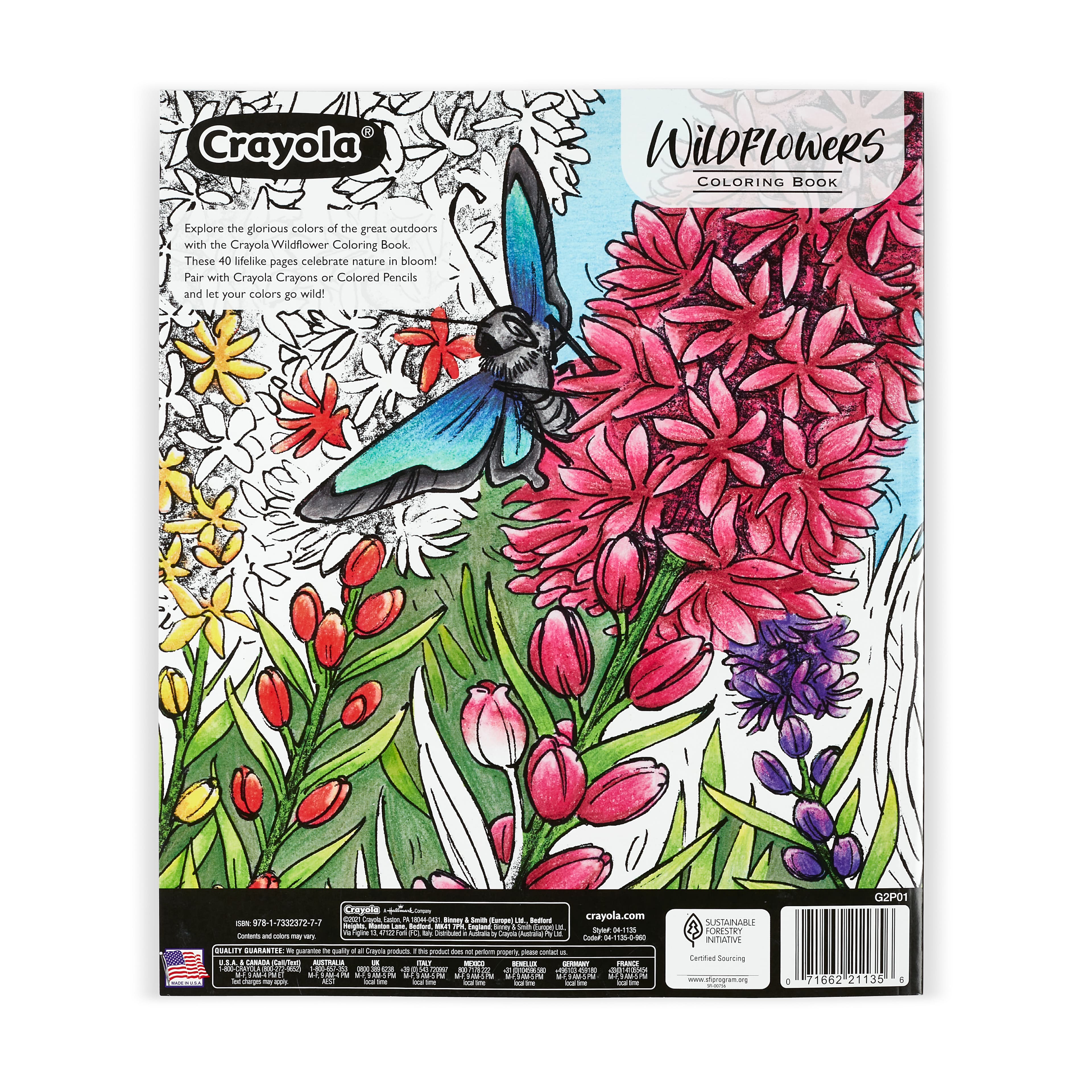 Crayola&#xAE; Wildflowers Coloring Book
