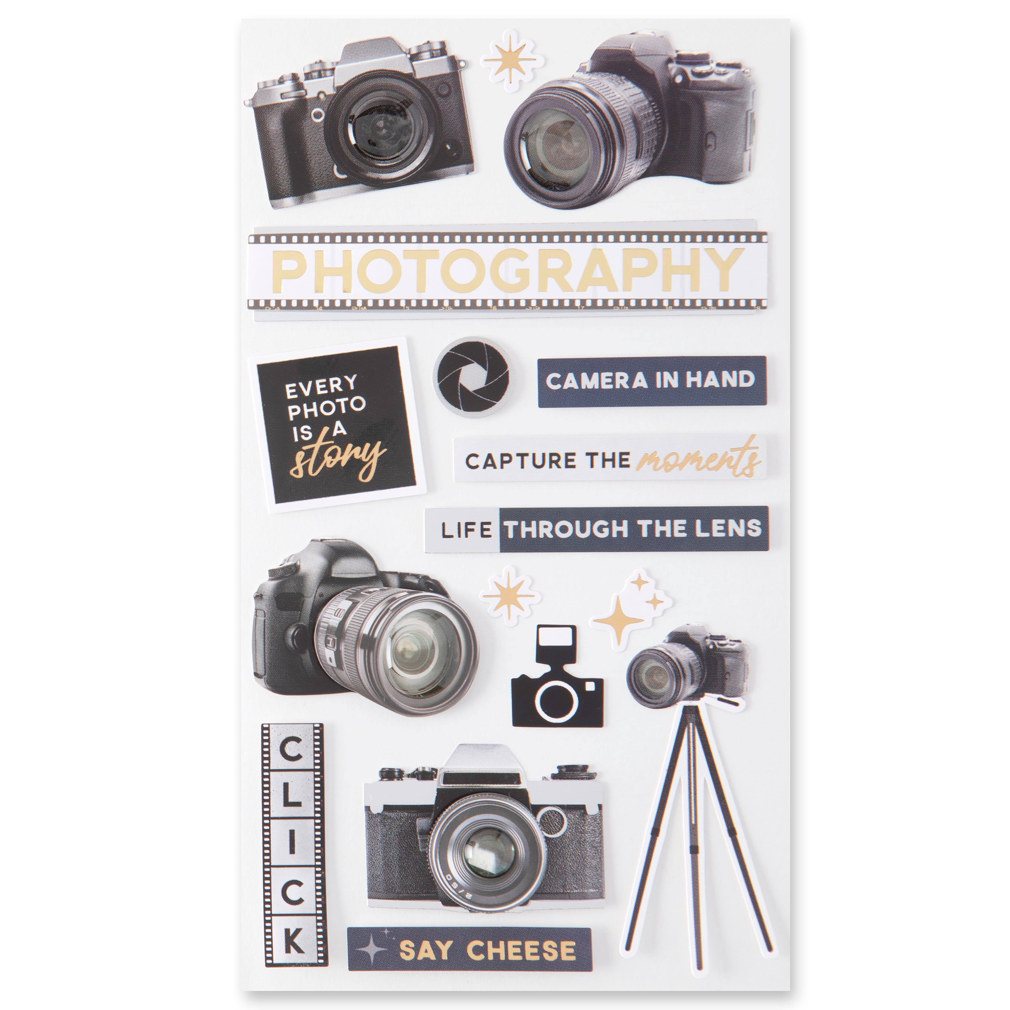 12 Pack: Photography Stickers by Recollections™