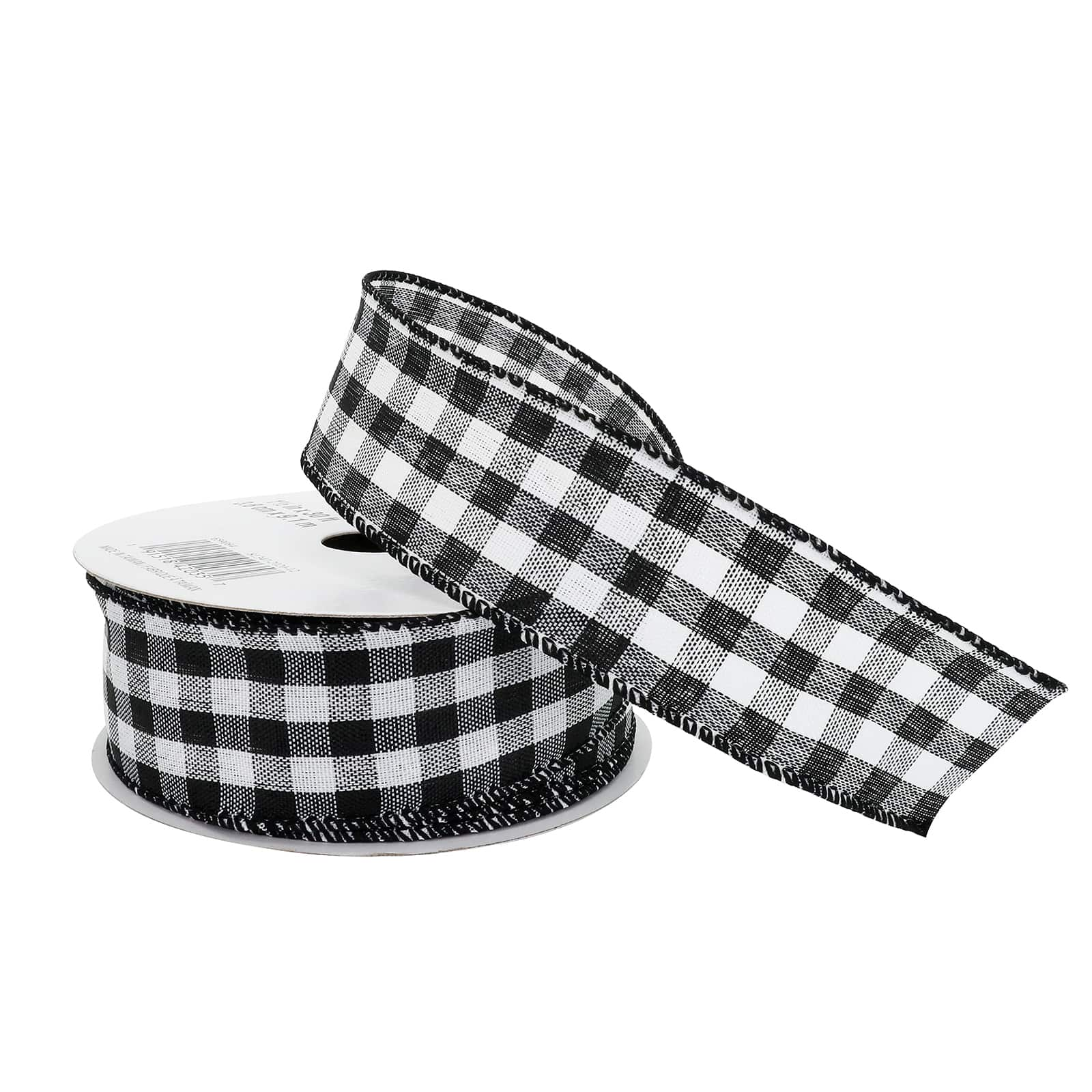 12 Pack: 1.5&#x22; x 10yd. Wired Gingham Ribbon by Celebrate It&#x2122;