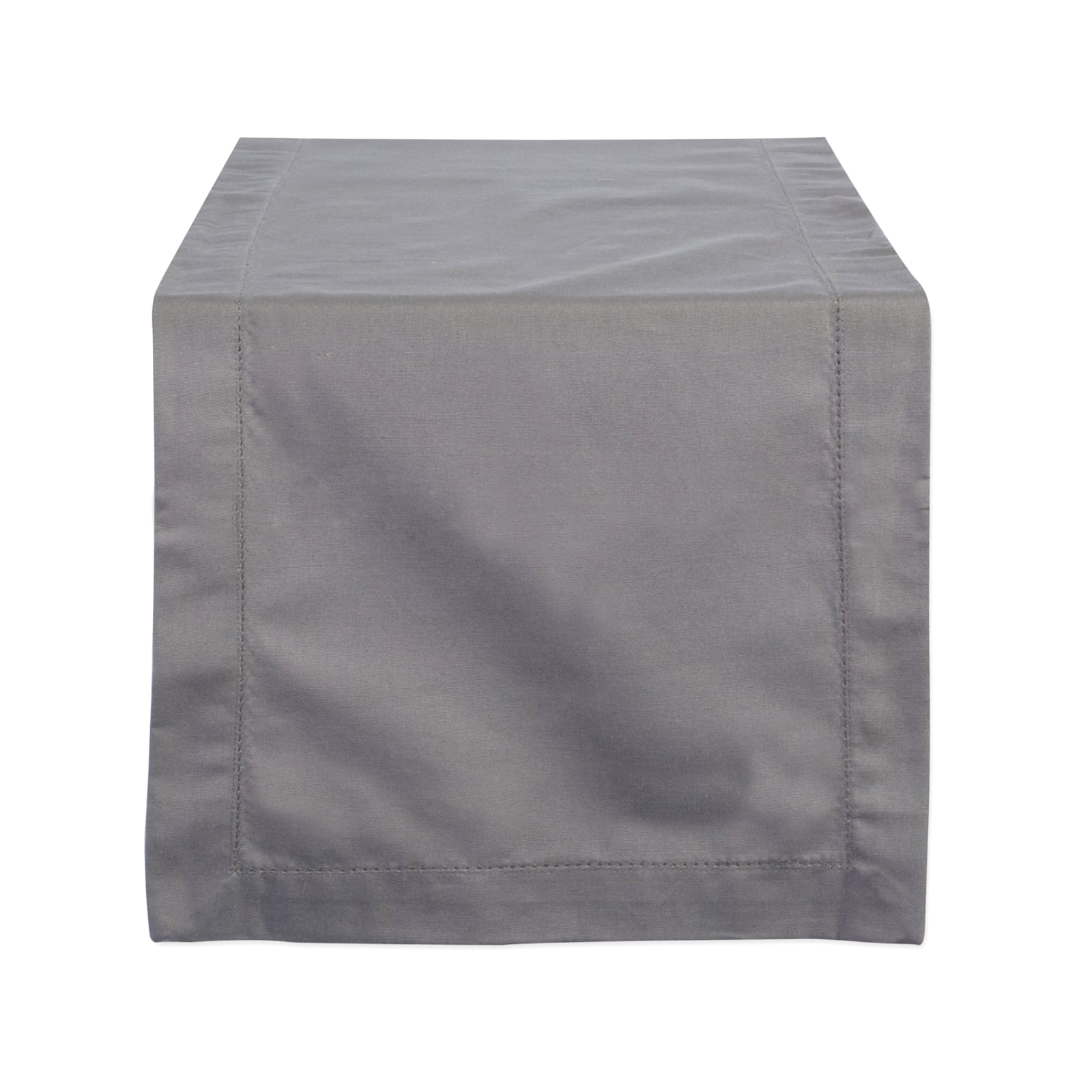 Gray Hemstitch Table Runner 14" x 72"