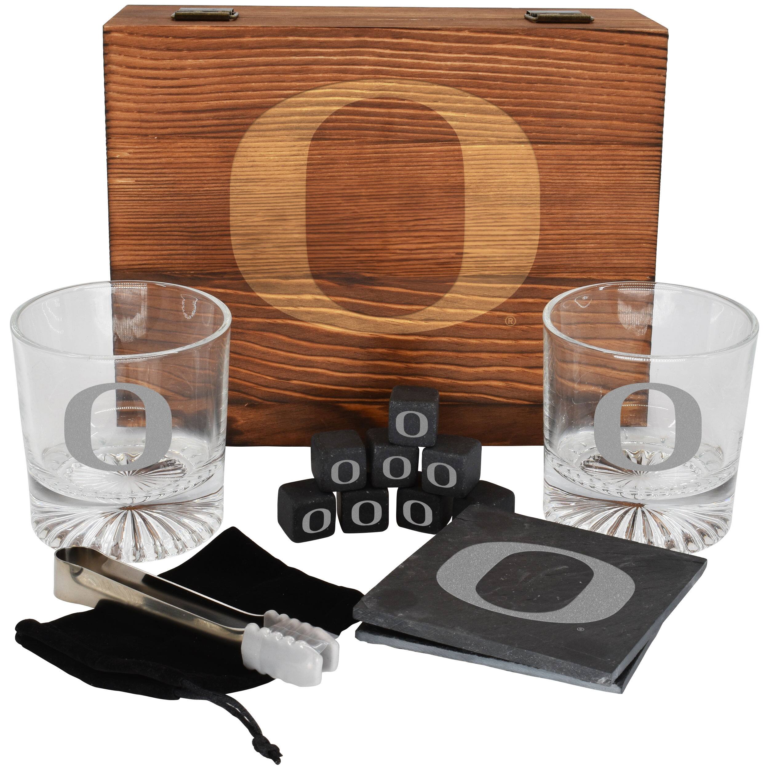 The Memory Company NCAA Boxed Drinkware Set with Coasters