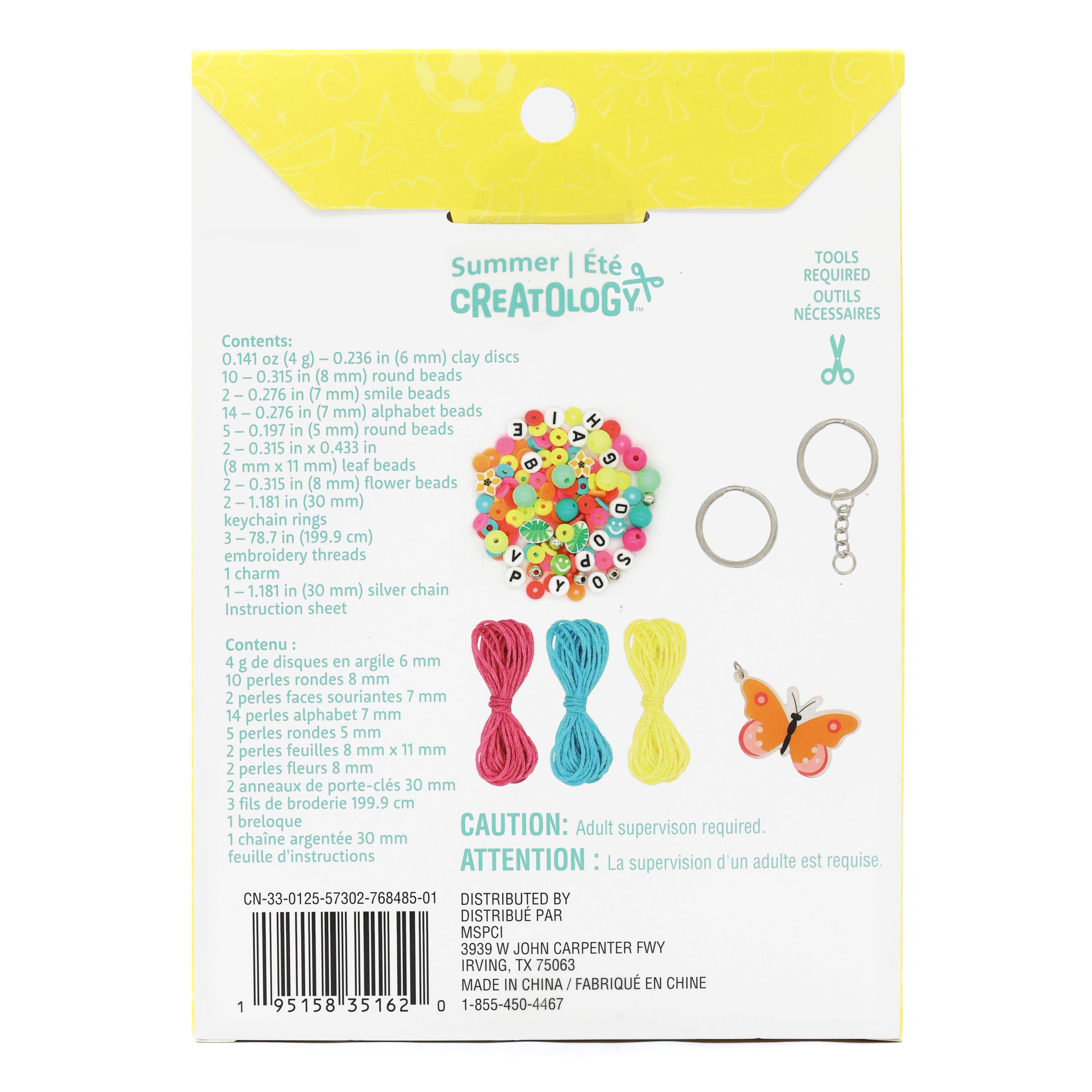 Summer Butterfly Keychain Craft Kit by Creatology&#x2122;