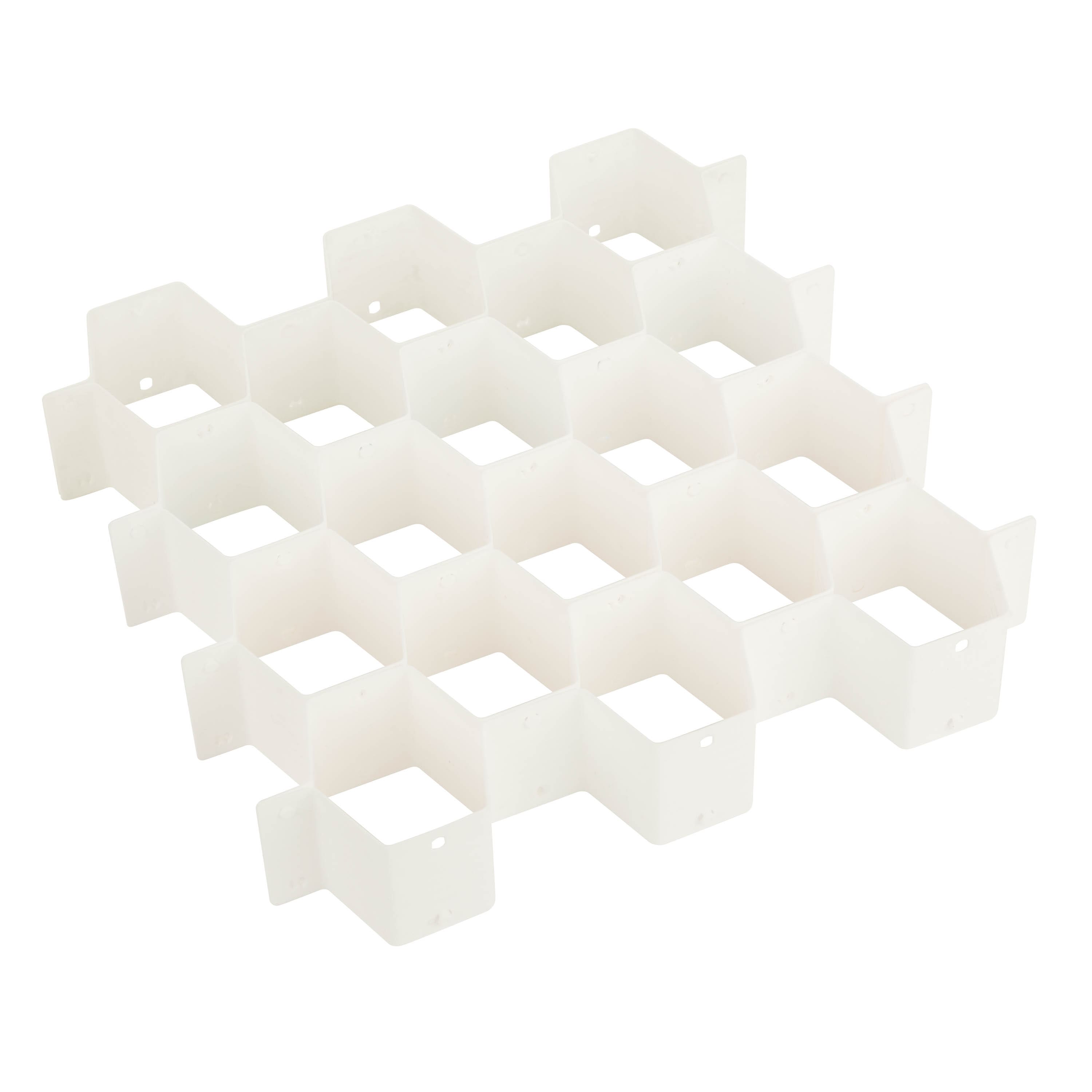 Honey Can Do Modular Plastic Drawer Organizer for Clothes