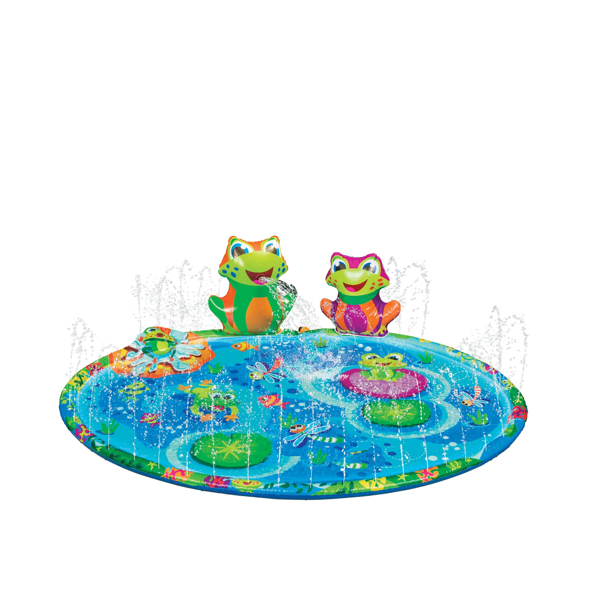 banzai froggy pond splash mat