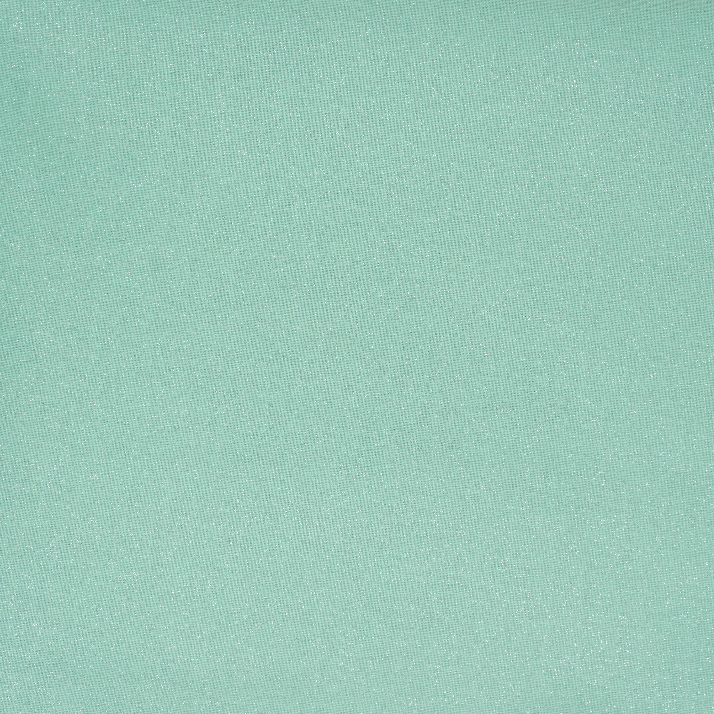SINGER Glitter Aqua Cotton Fabric