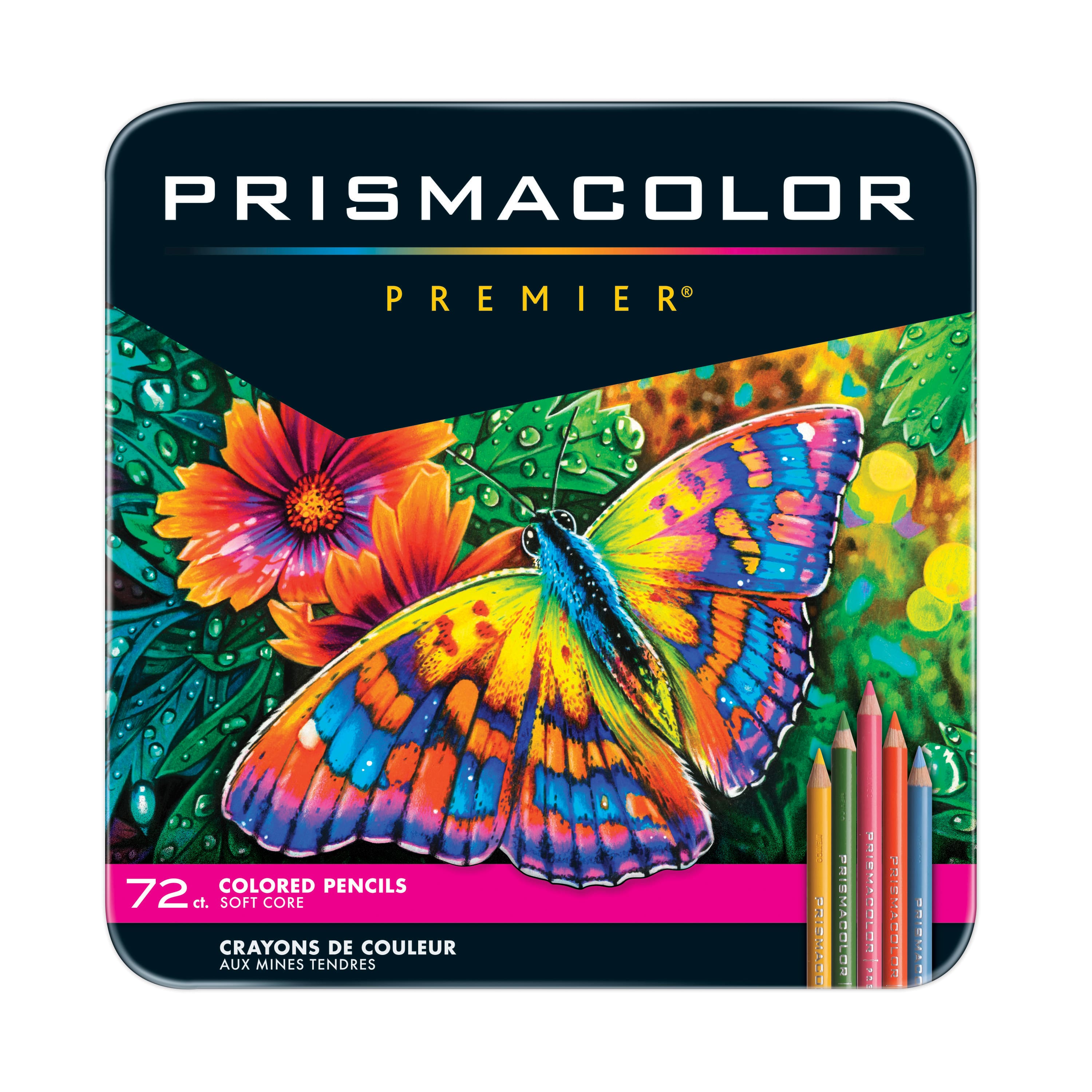 Prismacolor Premier Colored Pencils, Soft Core, 72 Count