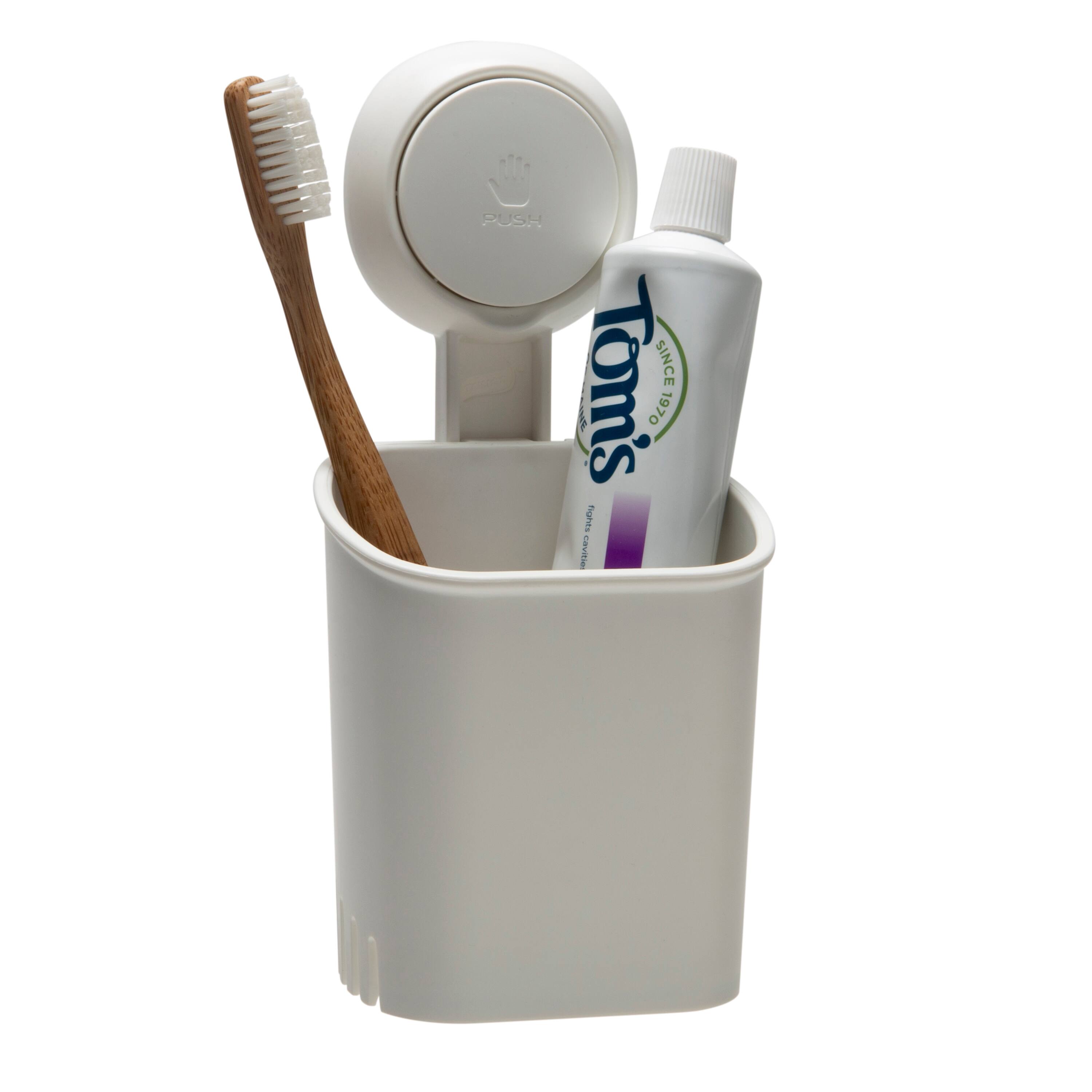Bath Bliss Gel Suction Toothbrush Holder