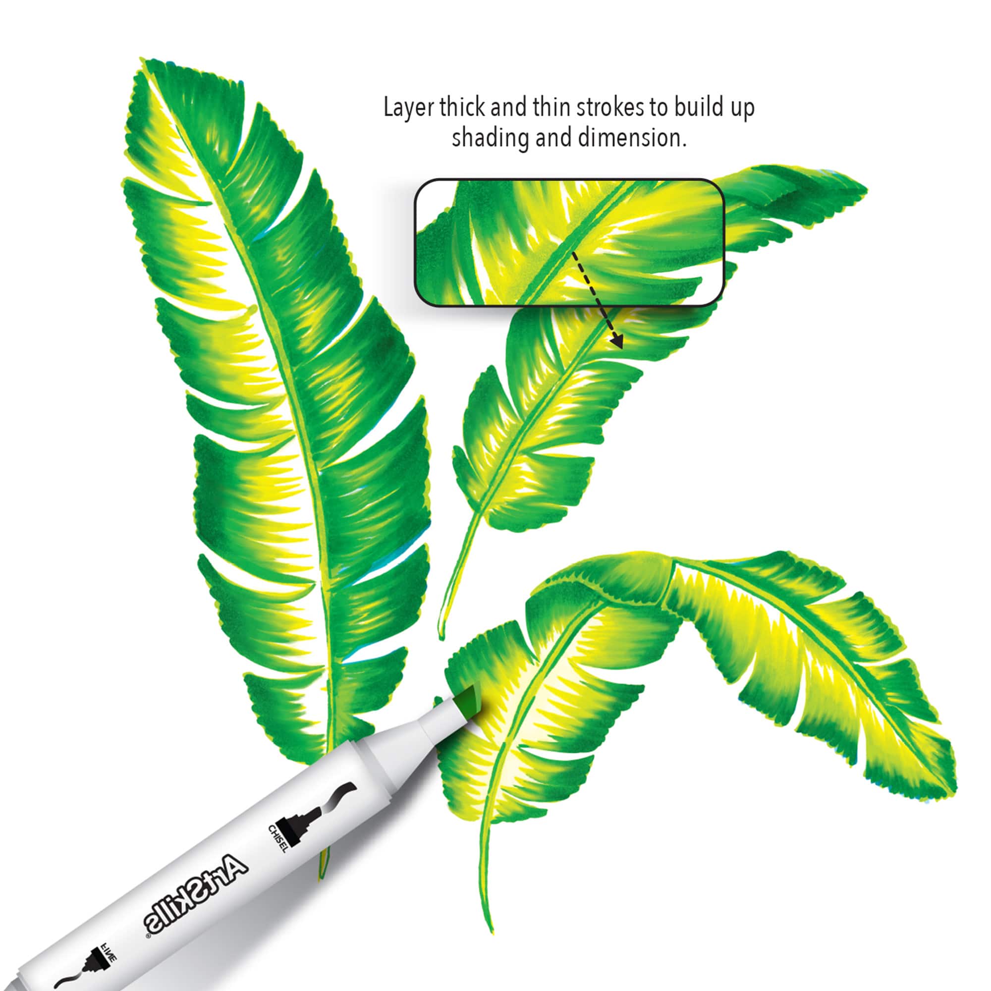 ArtSkills® Chisel & Fine Dual-Tipped 8 Color Permanent Markers