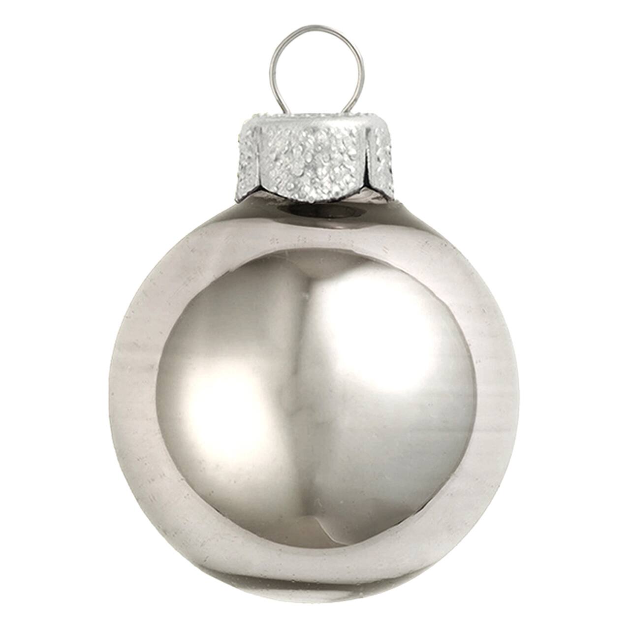 2ct. 6&#x22; Shiny Glass Ball Ornaments