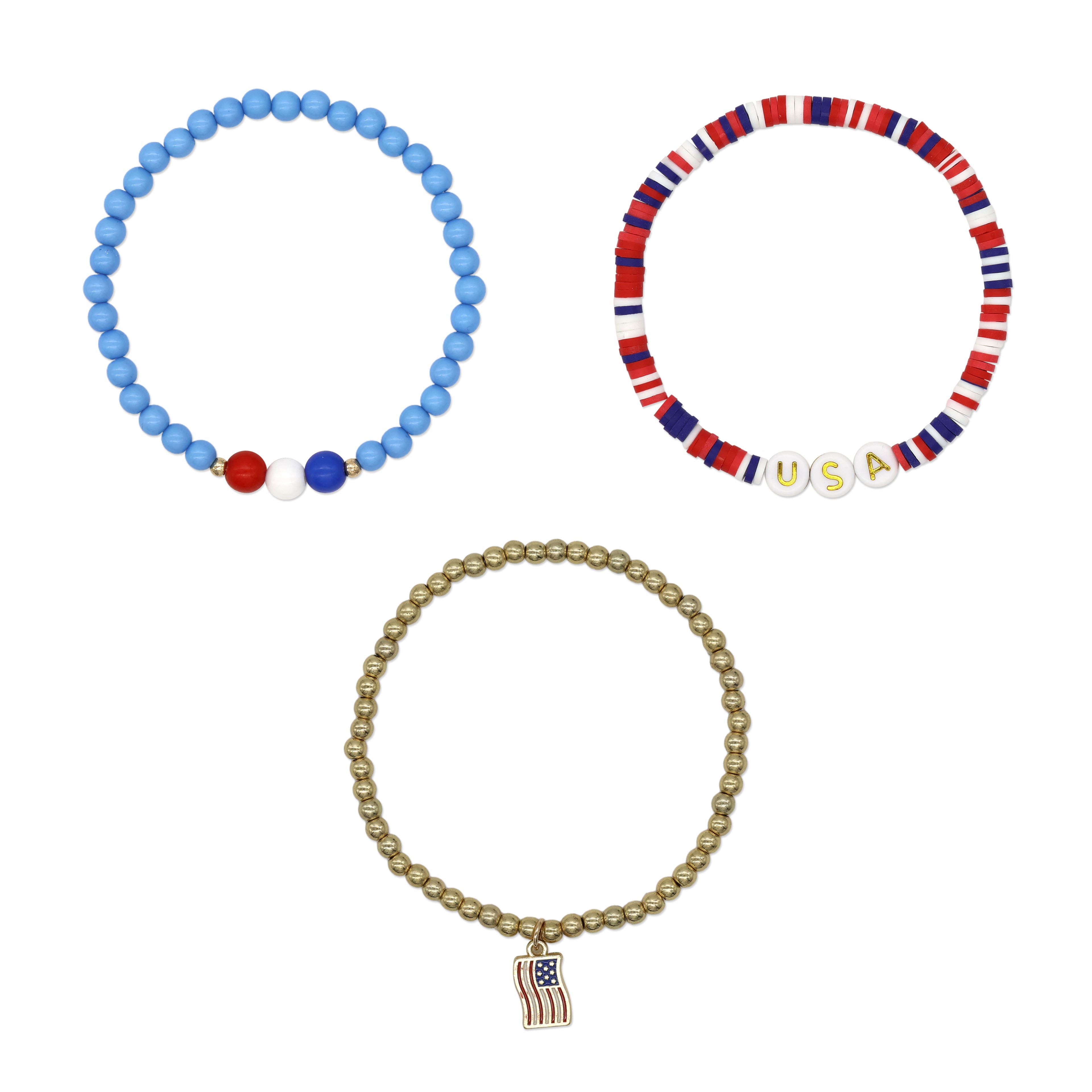 4th of July Bracelet Set by Celebrate It&#x2122;