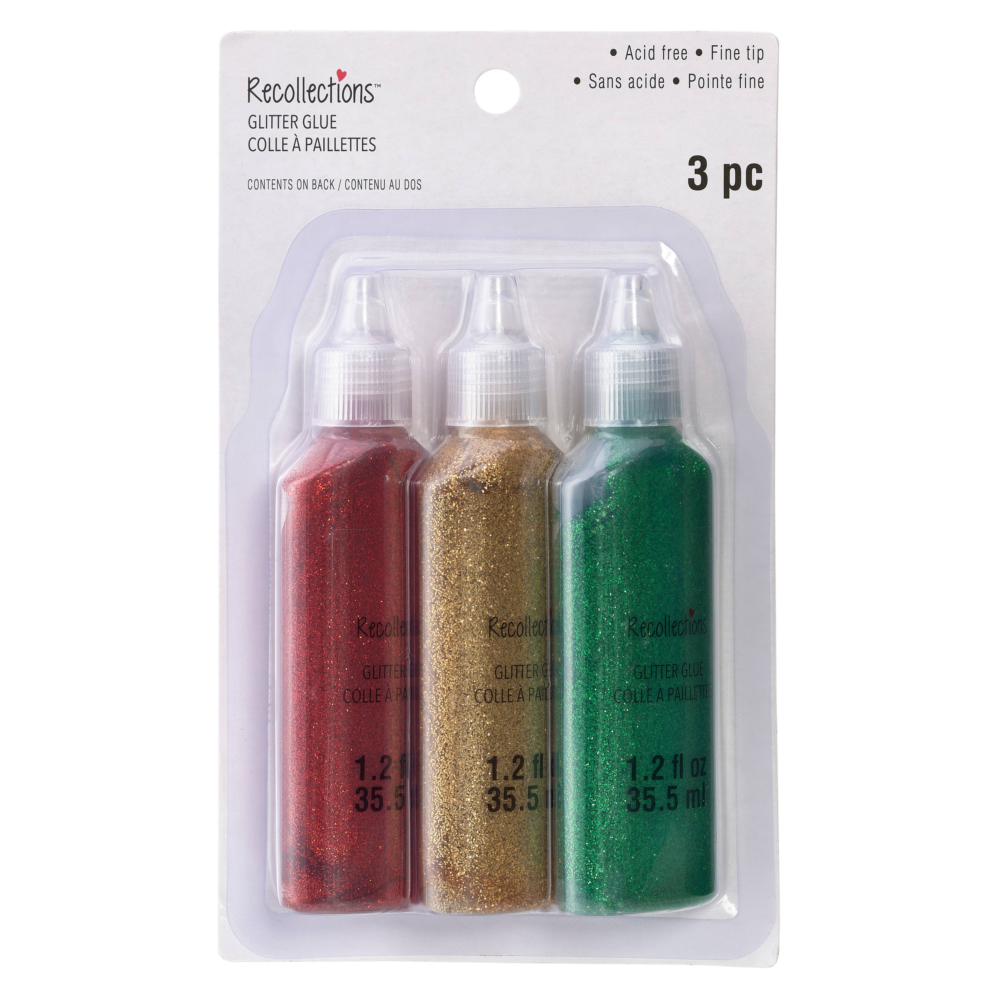 12 Packs: 3 ct. (36 total) Mixed Glitter Glue by Recollections™