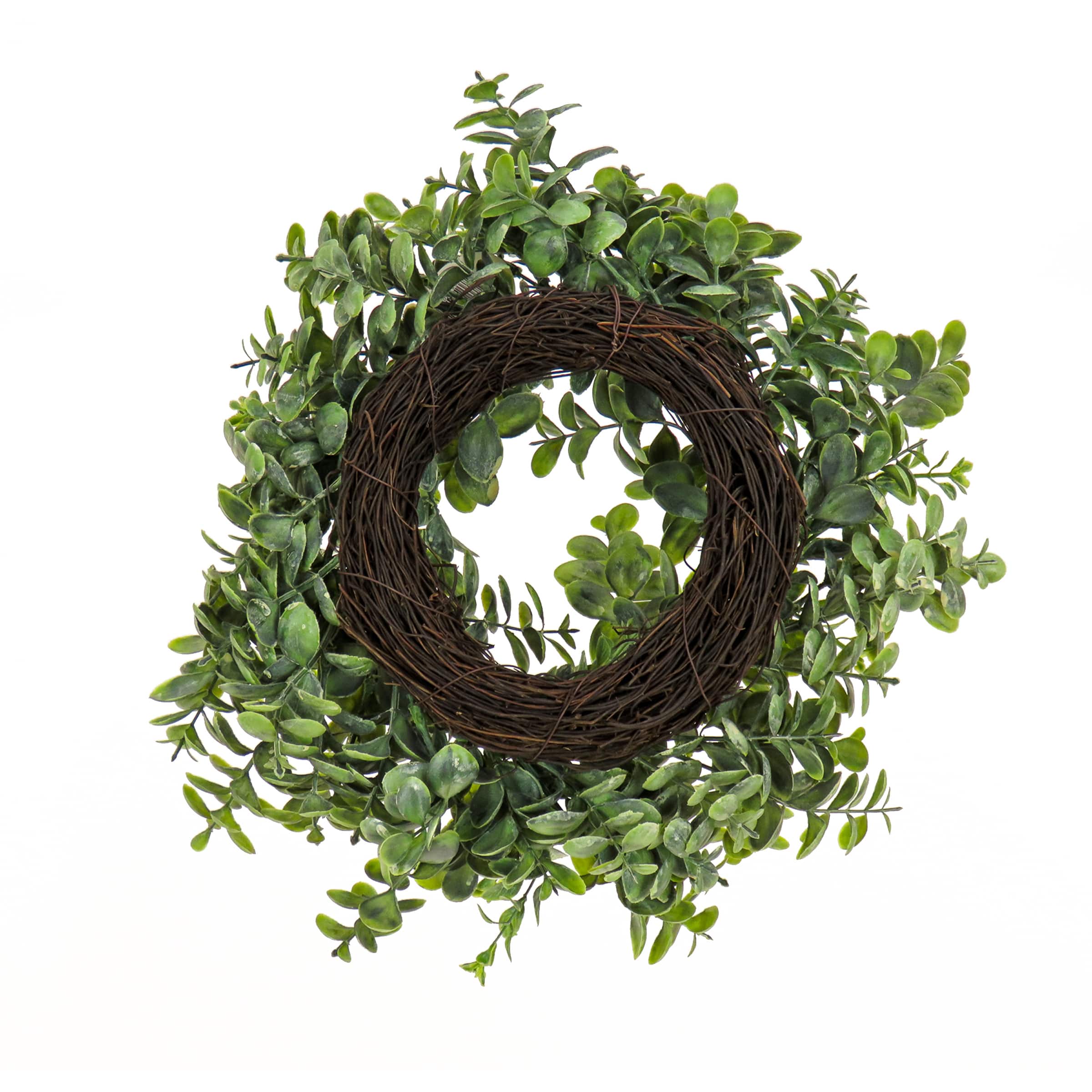 16" Spring Button Leaf Table Wreath