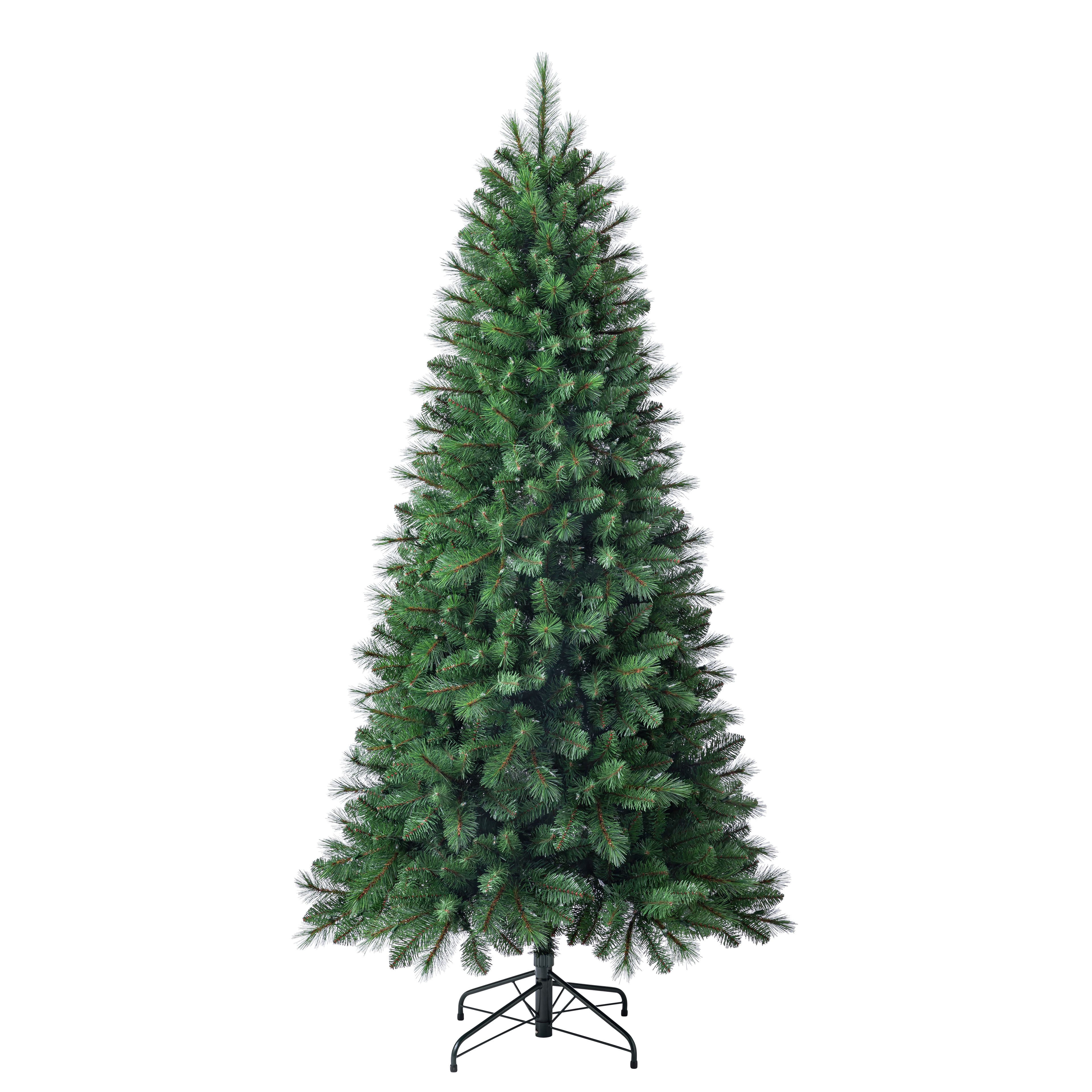 7ft. Pre-Lit Hudson Pine Artificial Christmas Tree, Color Changing LED Lights by Ashland&#xAE;