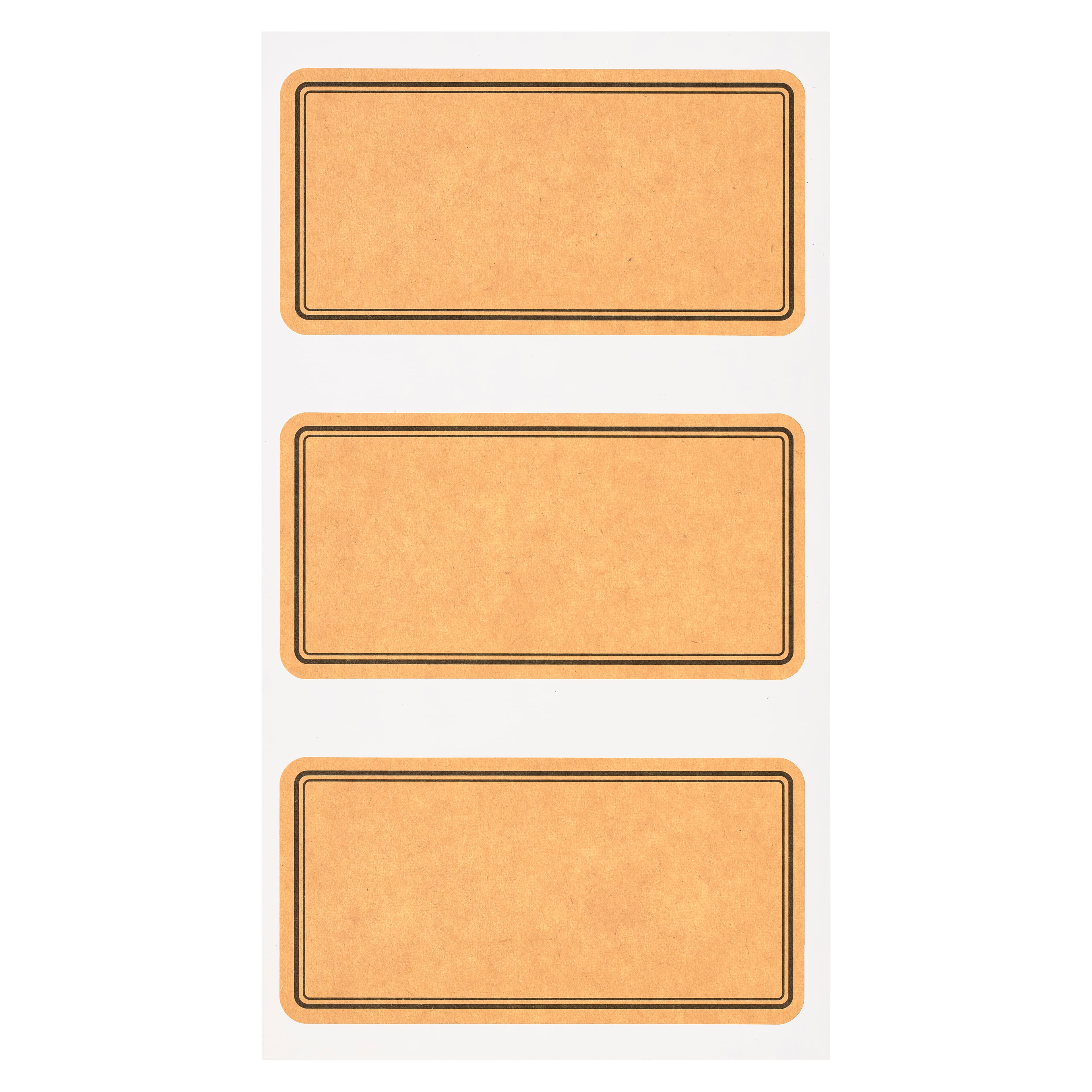 Rectangle Kraft Labels by Recollections™ | Organization & Labels | Michaels