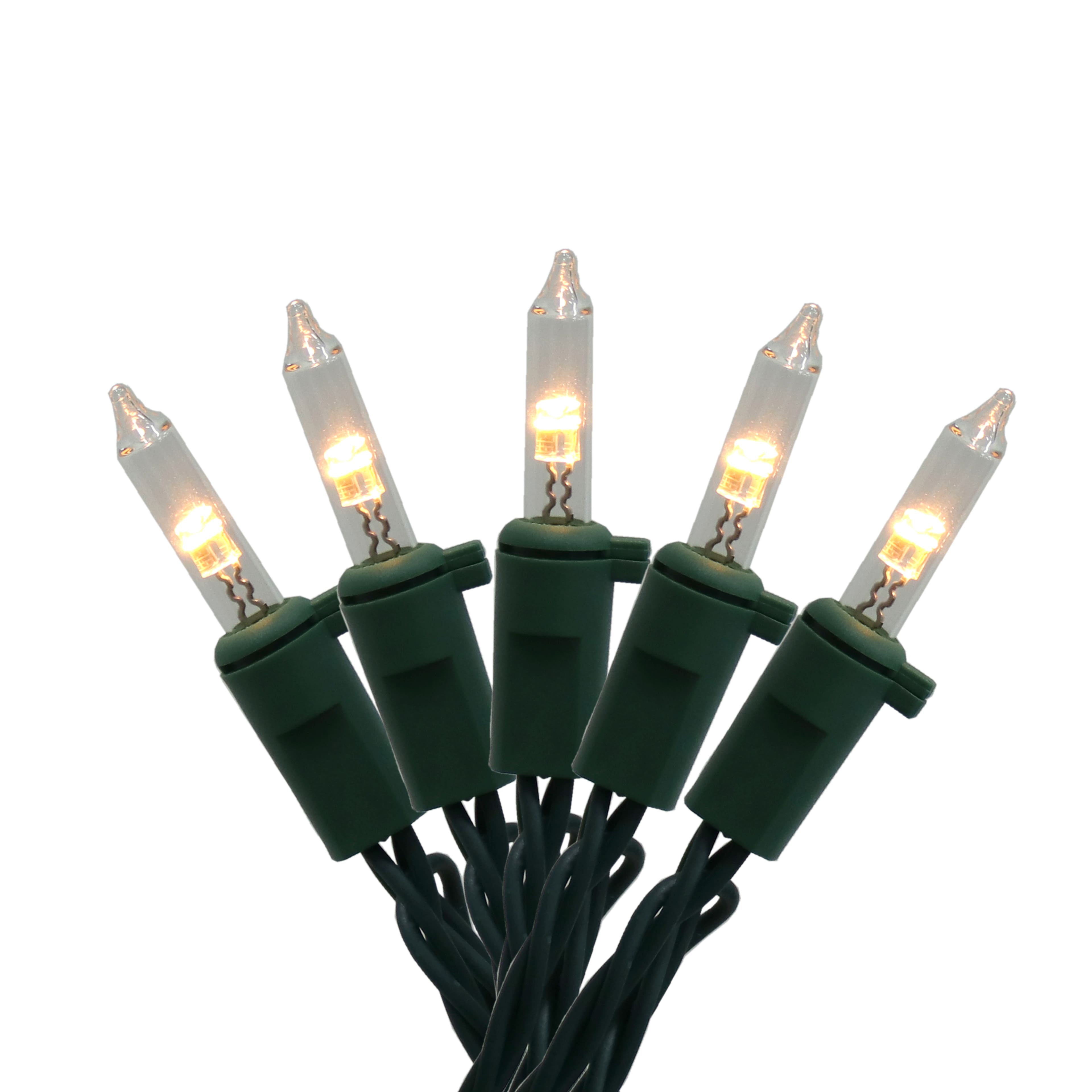 100ct. Color Changing Mini LED Glass 8 Function String Lights on Green Wire by Ashland®