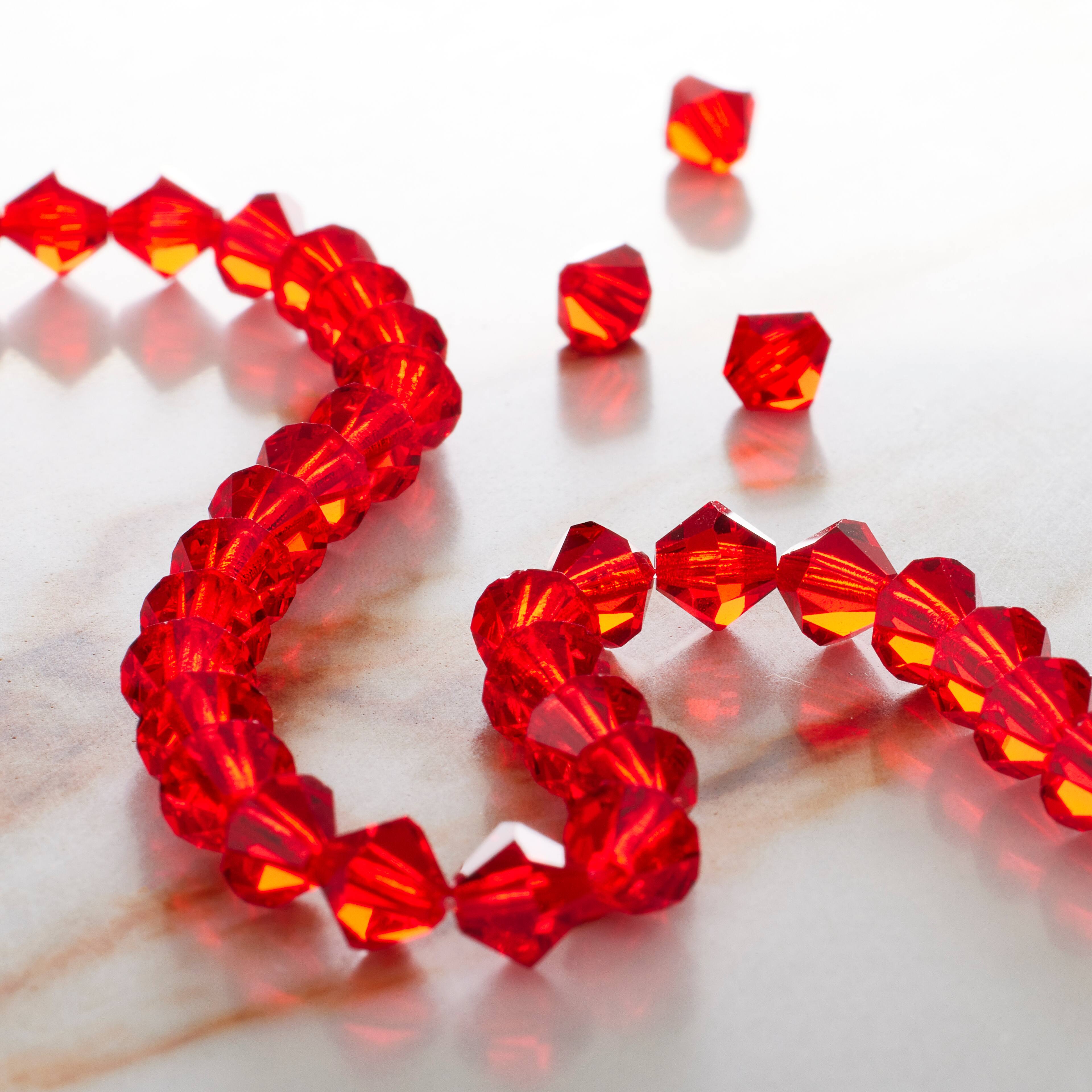 12 Pack: Preciosa Glass Crystal Bicone Beads, 6mm by Bead Landing™