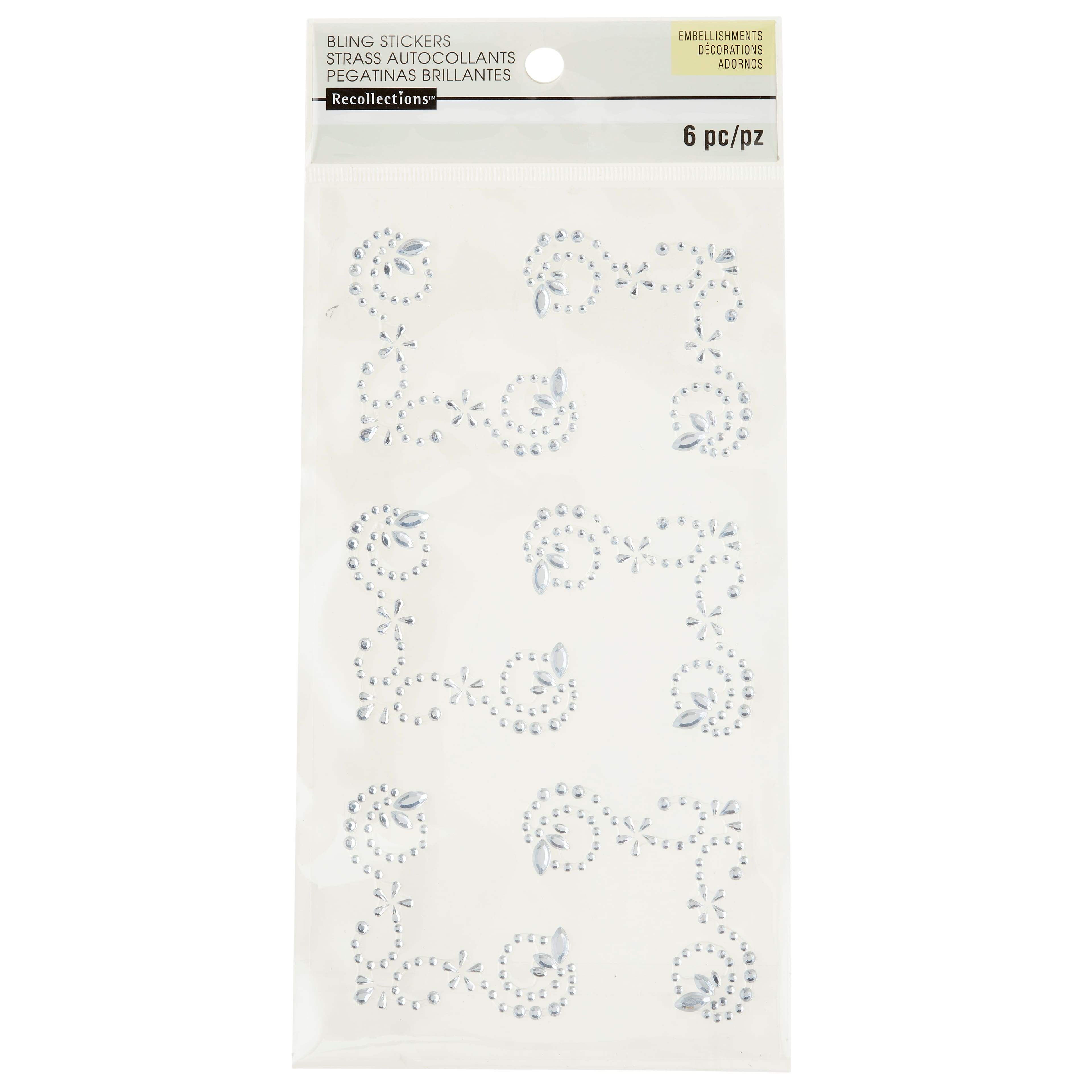 Recollections™ Adhesive Rhinestones, Photo Corners