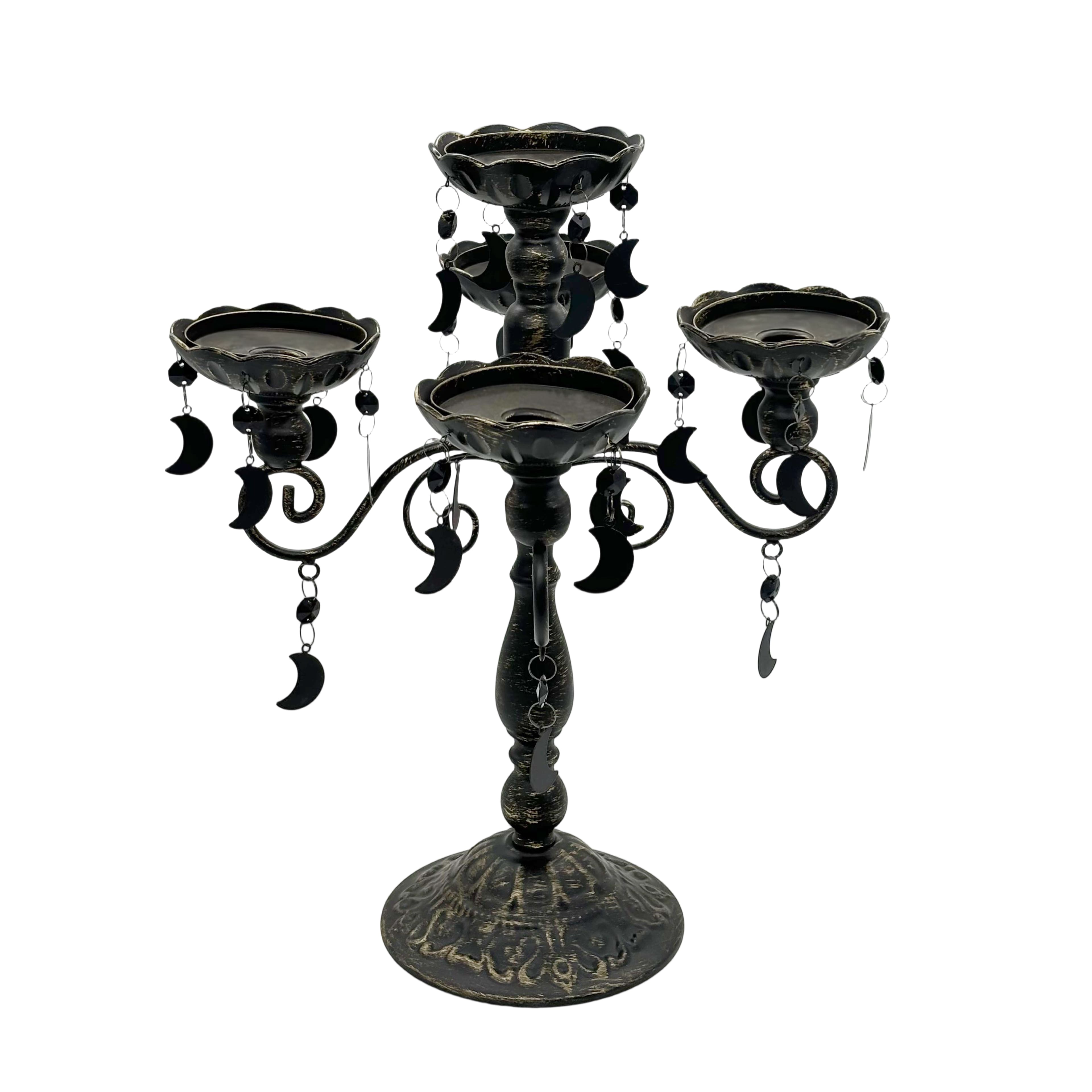 15.5&#x22; Black Moon Candelabra by Ashland&#xAE;