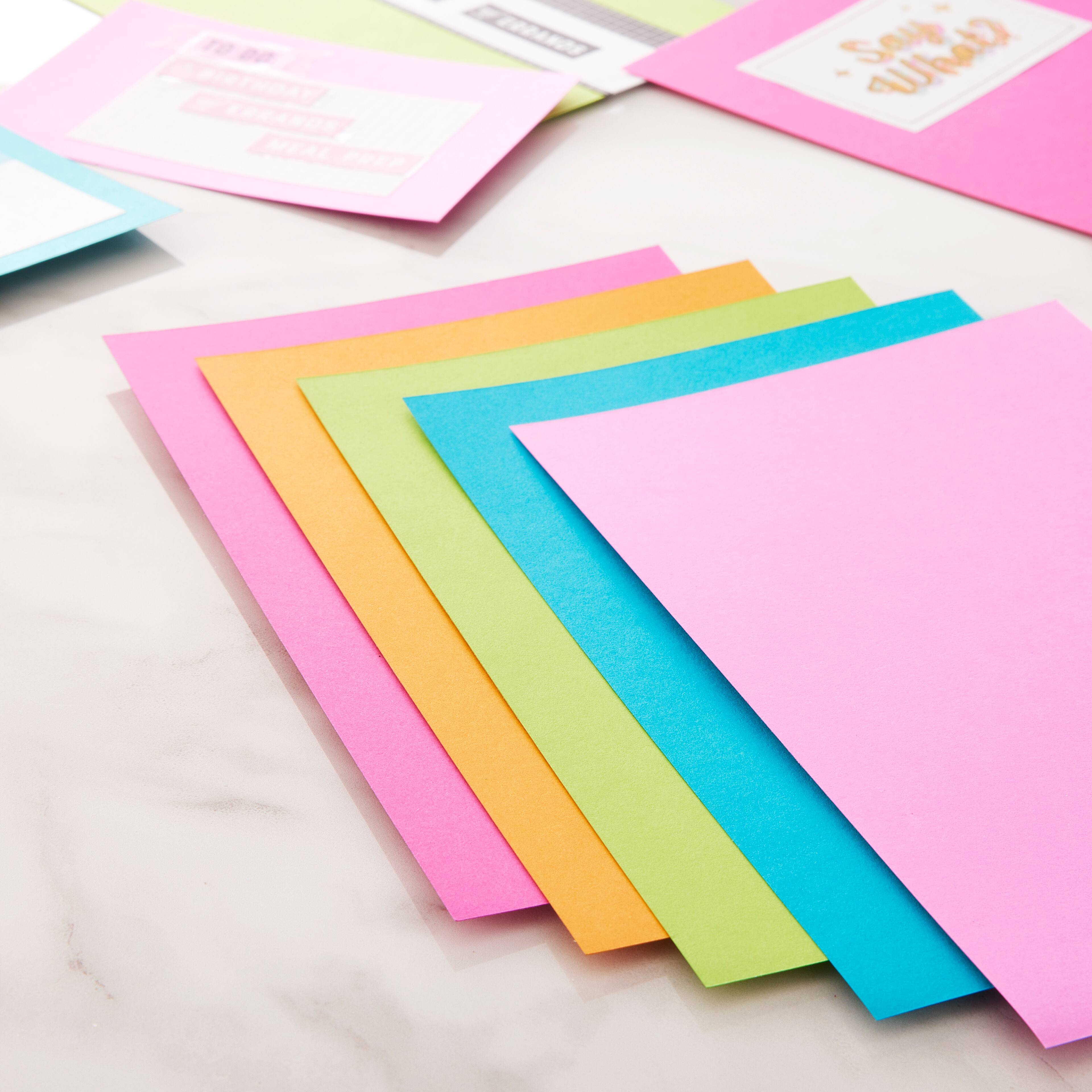 The Brights 4.5" x 7" Cardstock Pack by Recollections™, 100 Sheets
