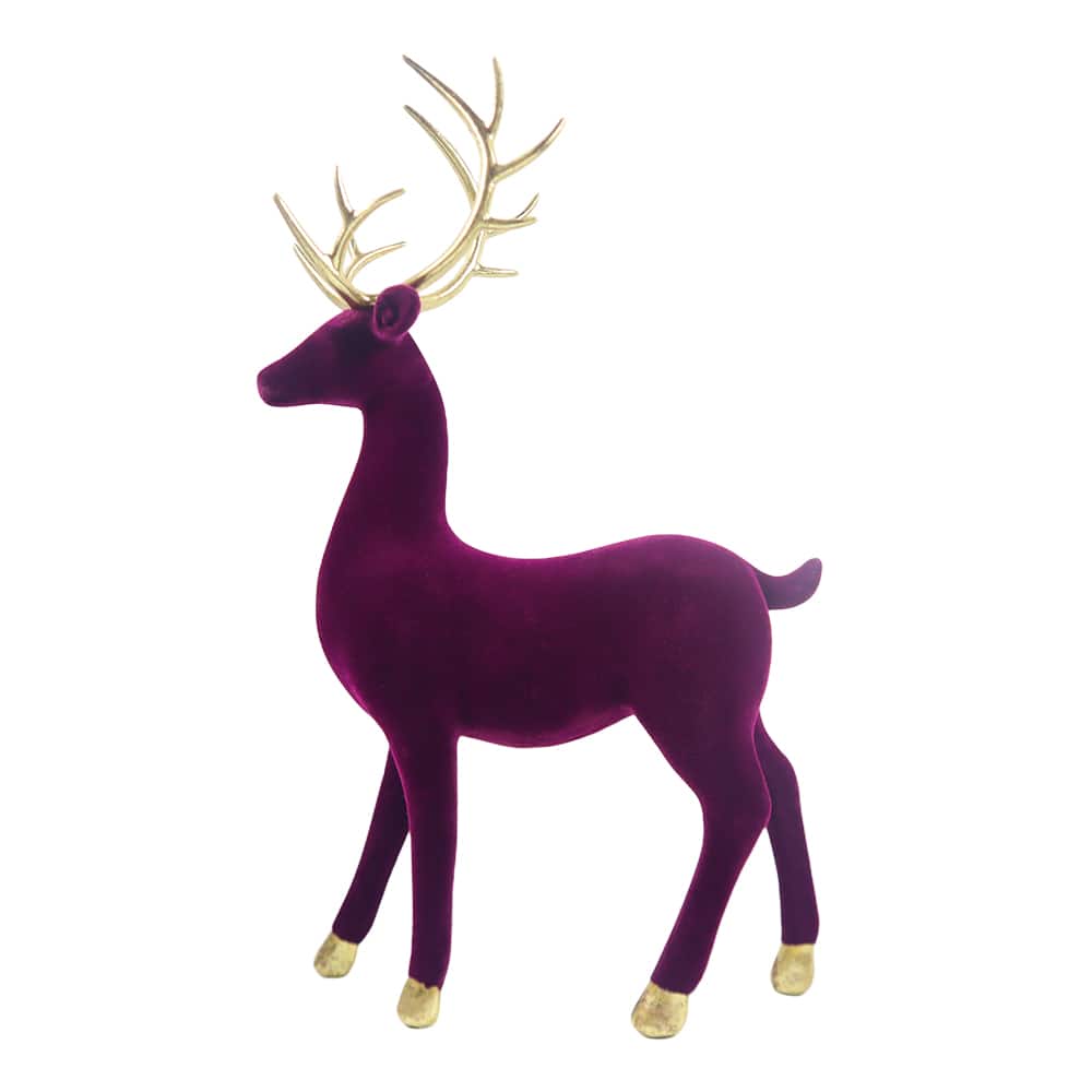 Flocked Standing Reindeer Tabletop Décor by Ashland®