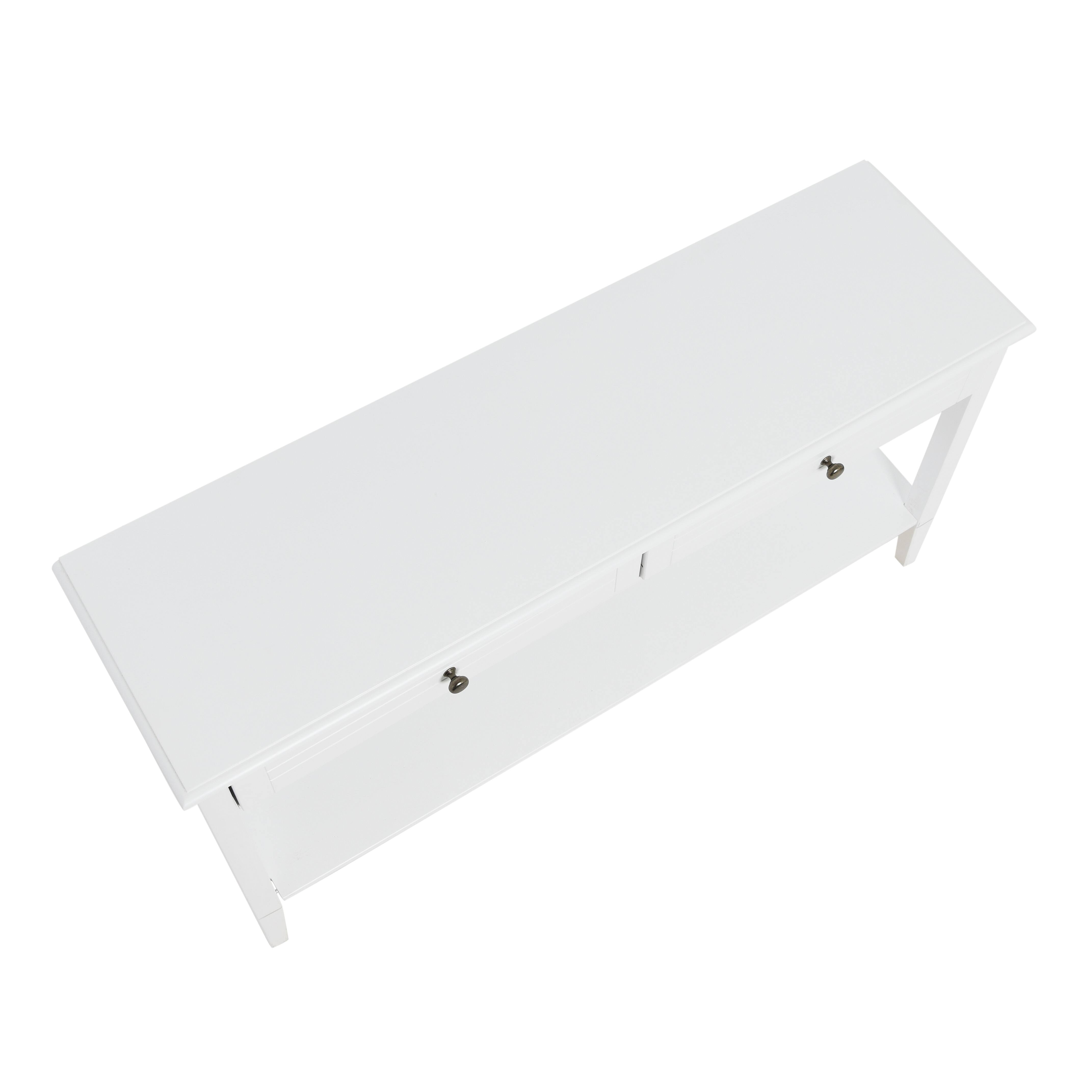 Hello Honey® Pleasantville White Console Table with 2 Drawers