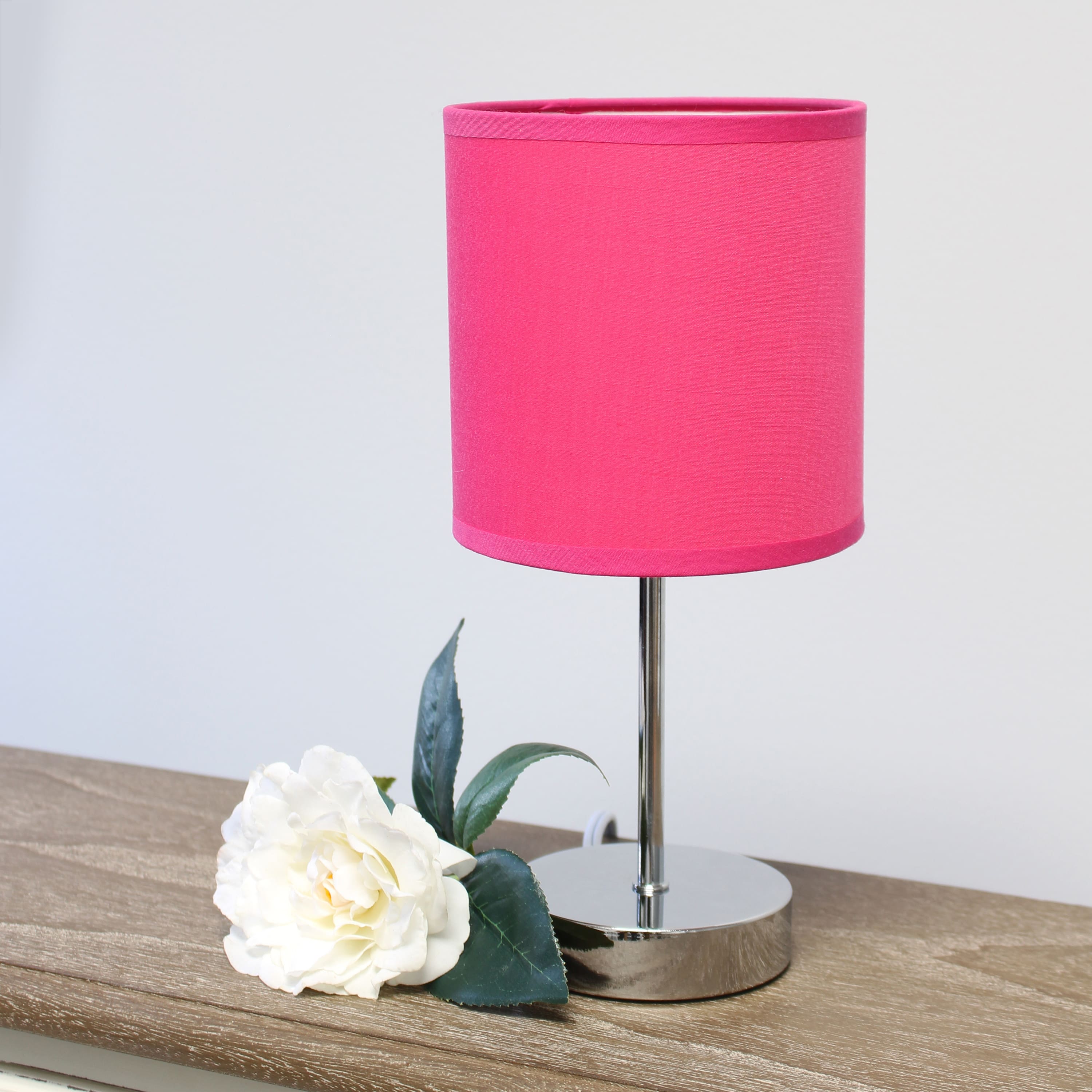 Simple Designs Chrome Mini Table Lamp