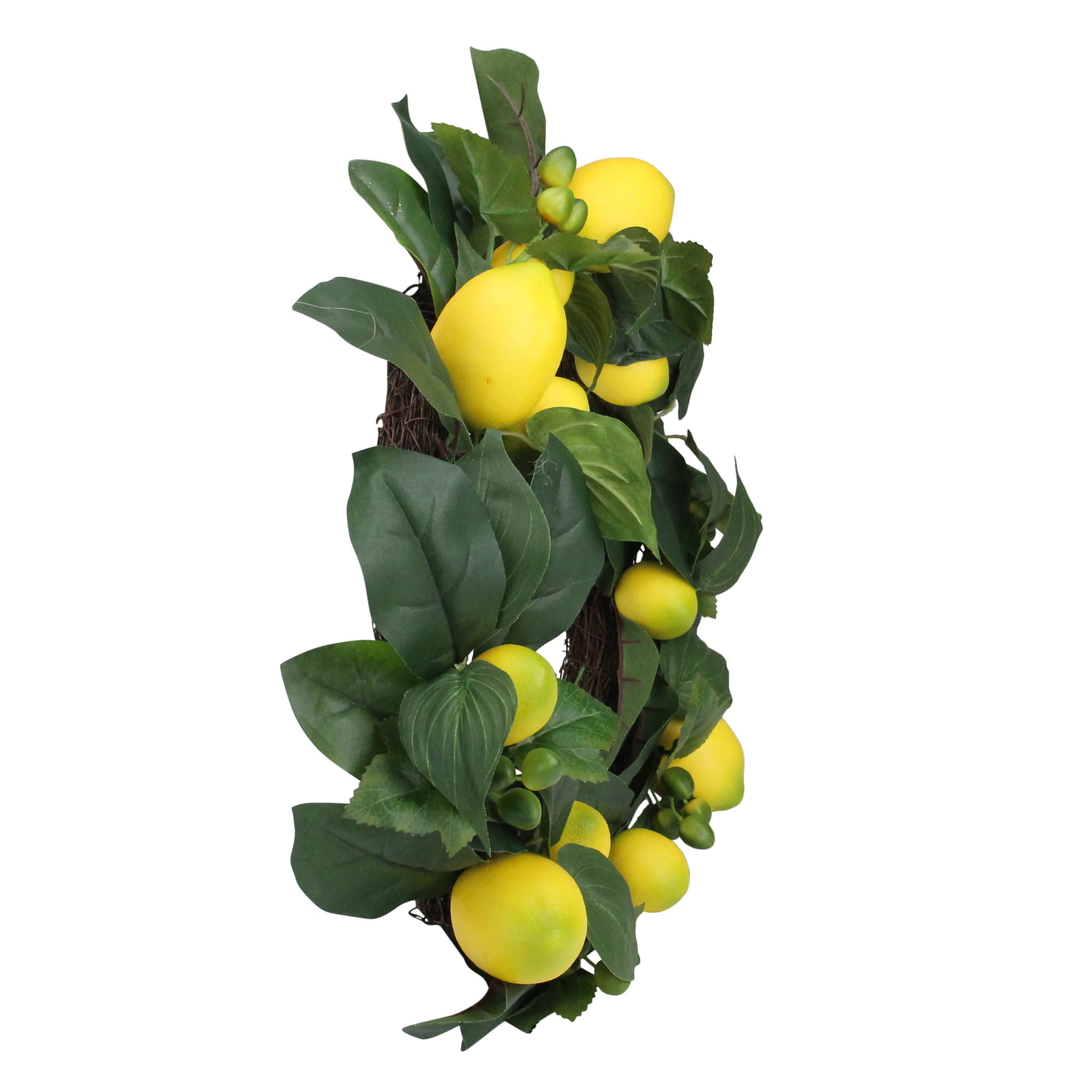 22&#x22; Green &#x26; Yellow Lemon Wreath