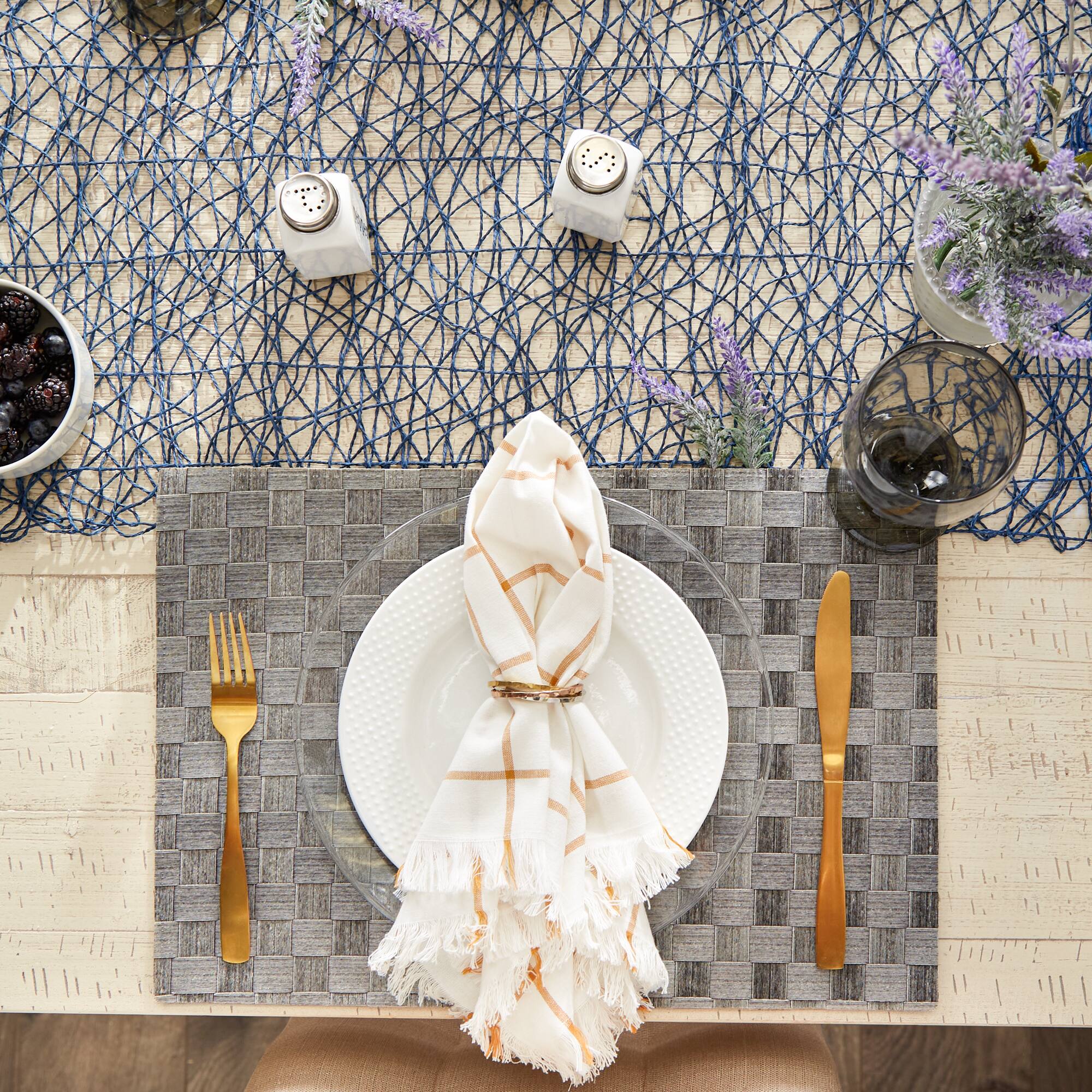 DII&#xAE; Reversible Basket Weave Woven Placemats, 4ct.