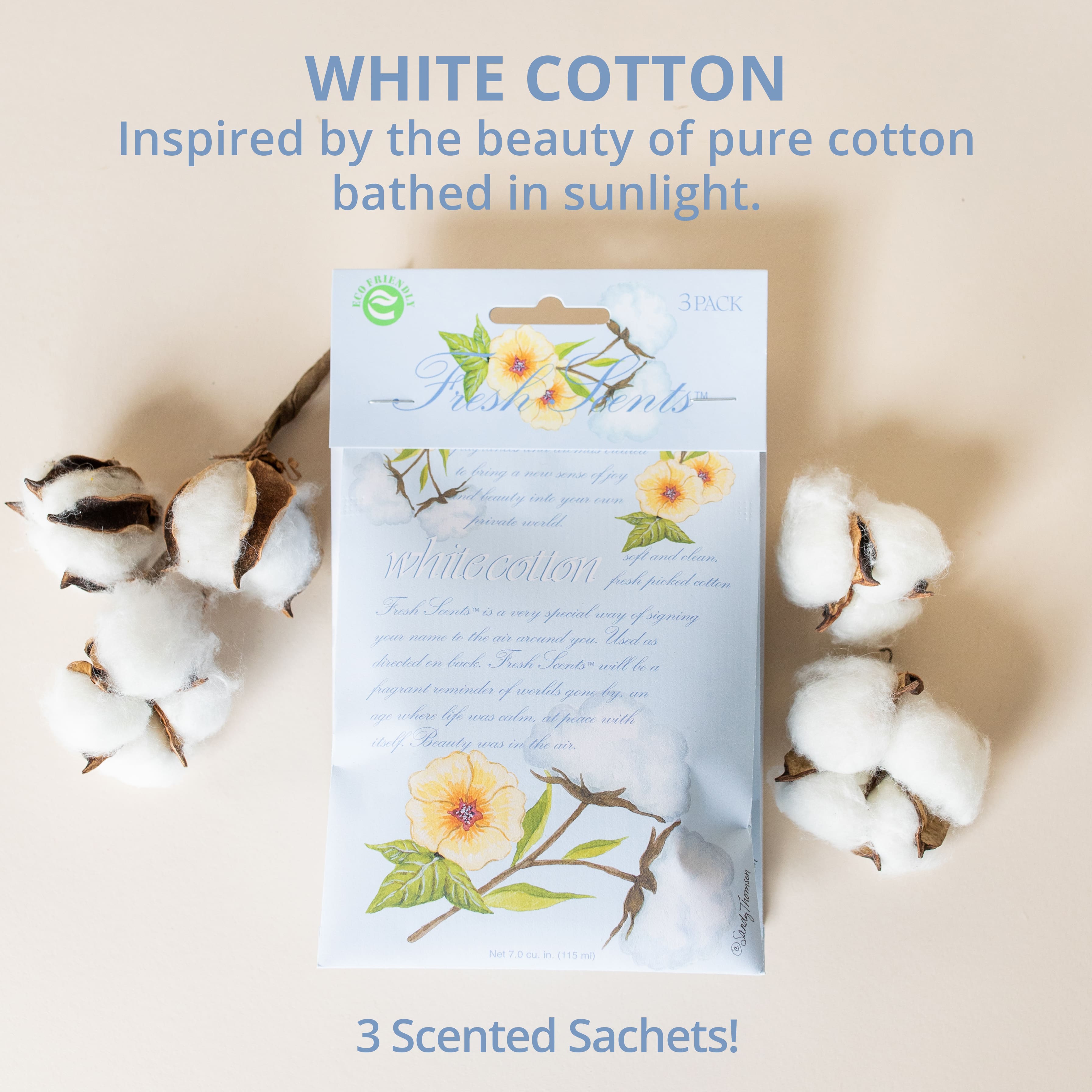 Willowbrook&#xAE; Fresh Scents&#x2122; White Cotton Fragrance Sachets