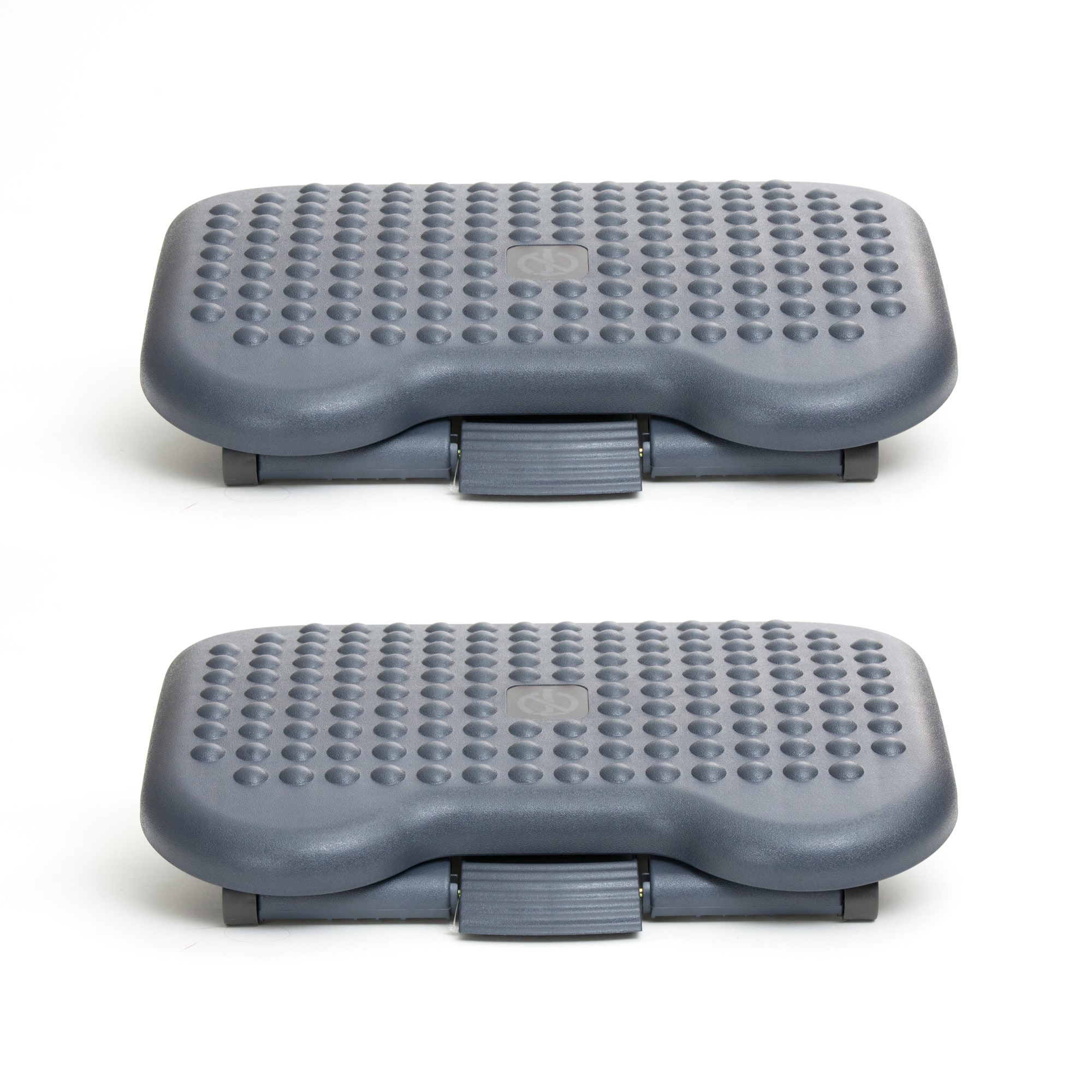 Mind Reader Black Adjustable Ergonomic Foot Rest, 2ct.