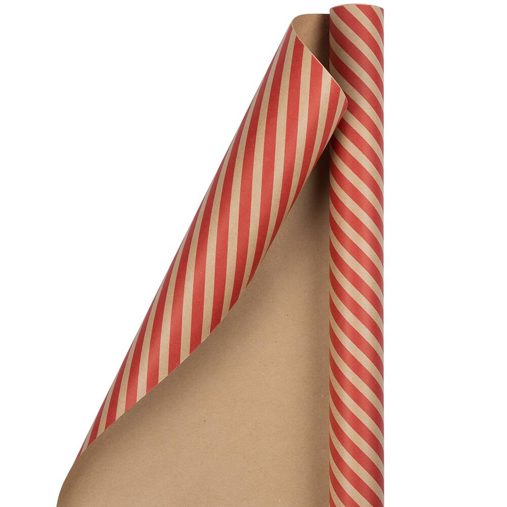 JAM Paper Striped Gift Wrap