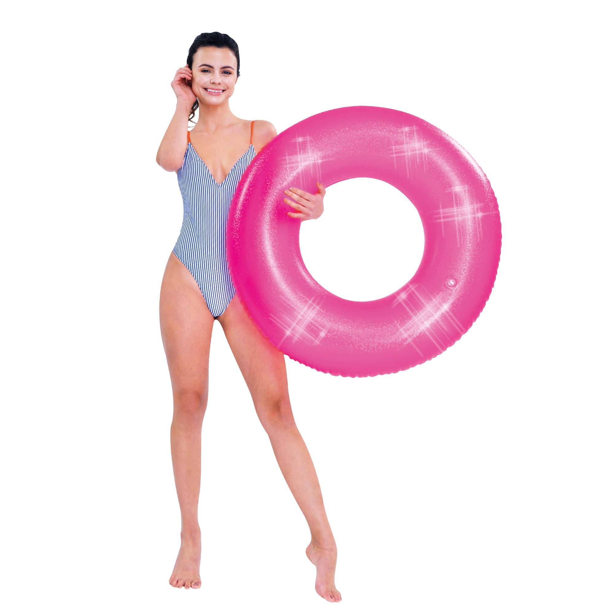 Pool Central 35&#x22; Inflatable Inner Tube Pool Float