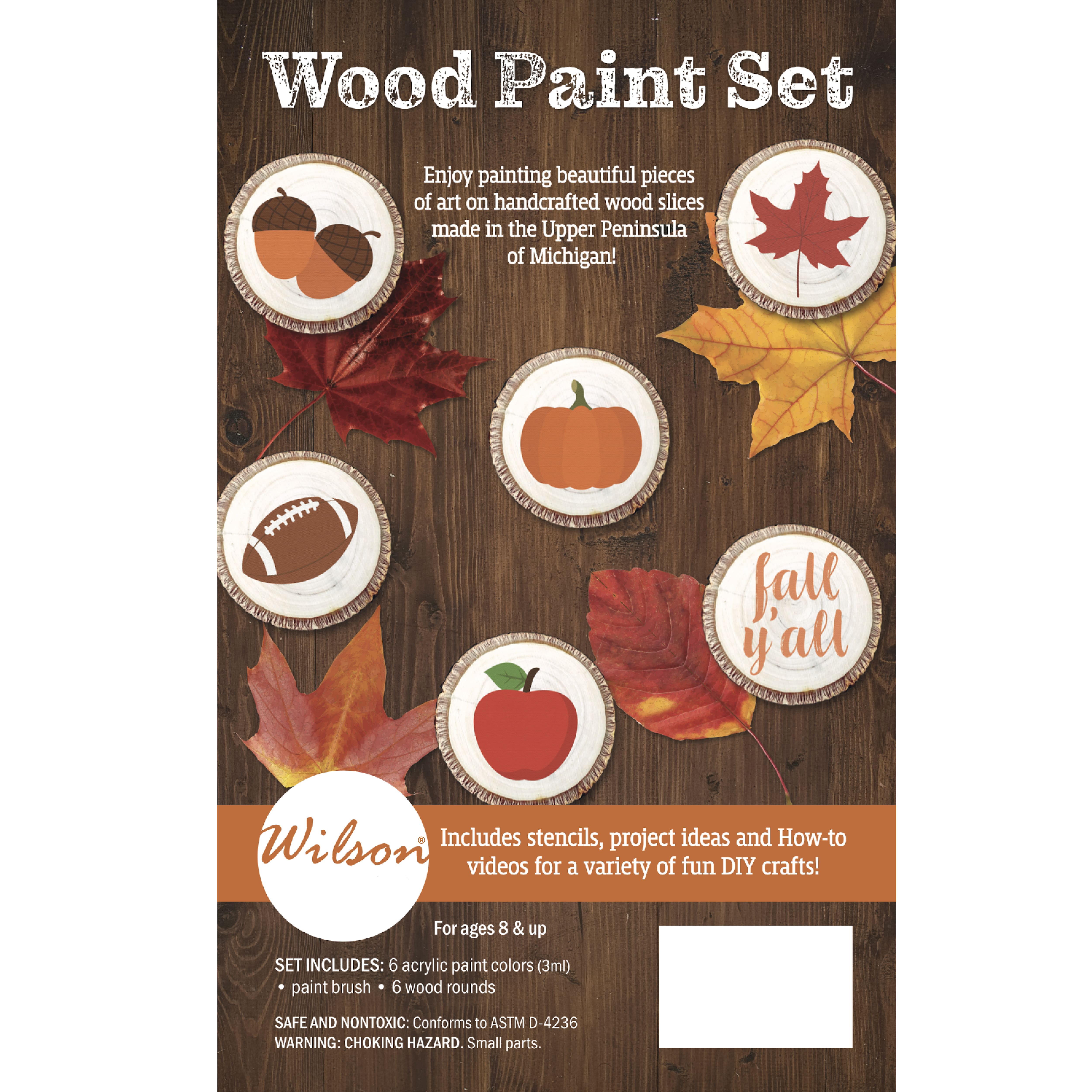 Wilson Enterprises Wood Paint Set in Fall | Michaels
