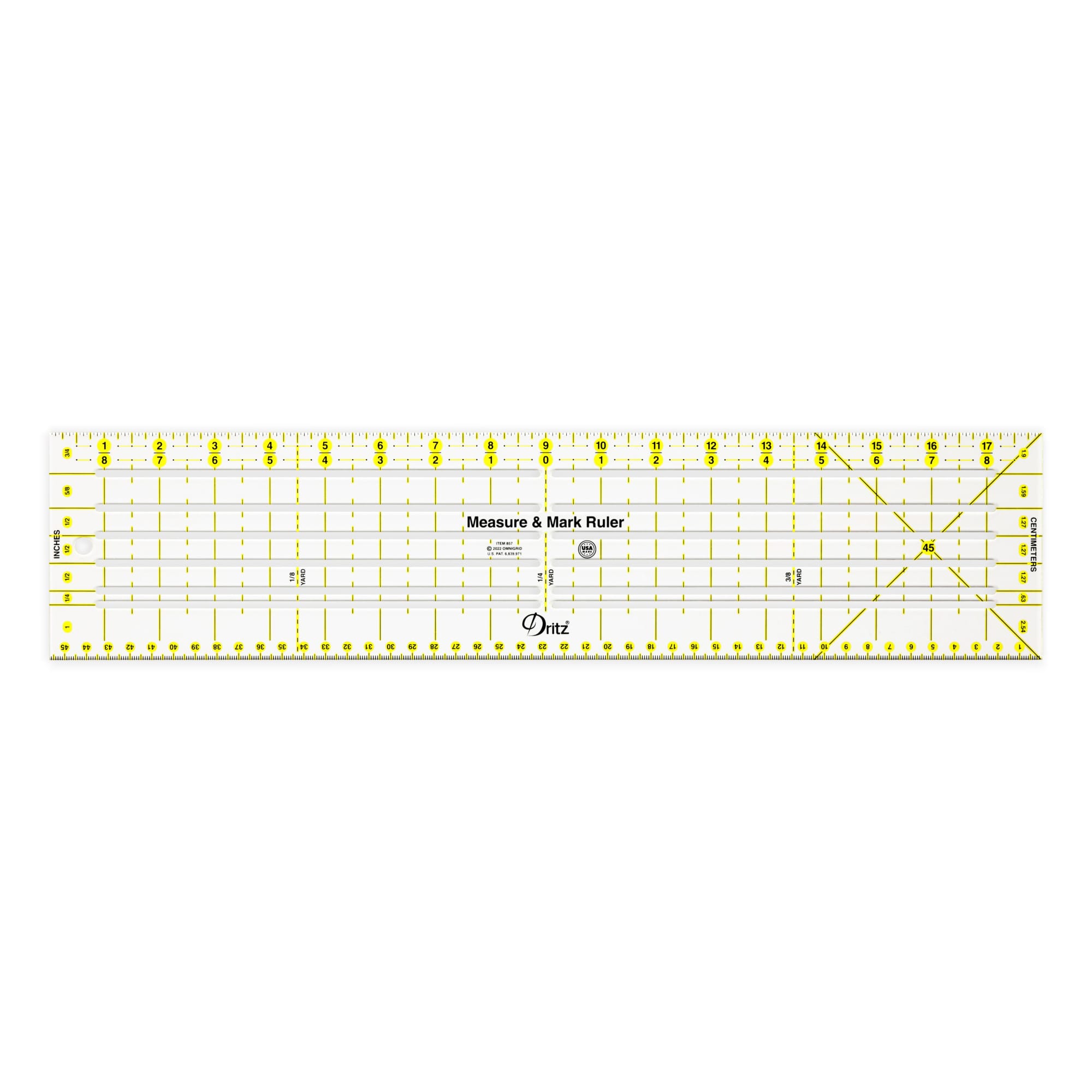 Dritz® Clear Measure & Mark Ruler | Michaels