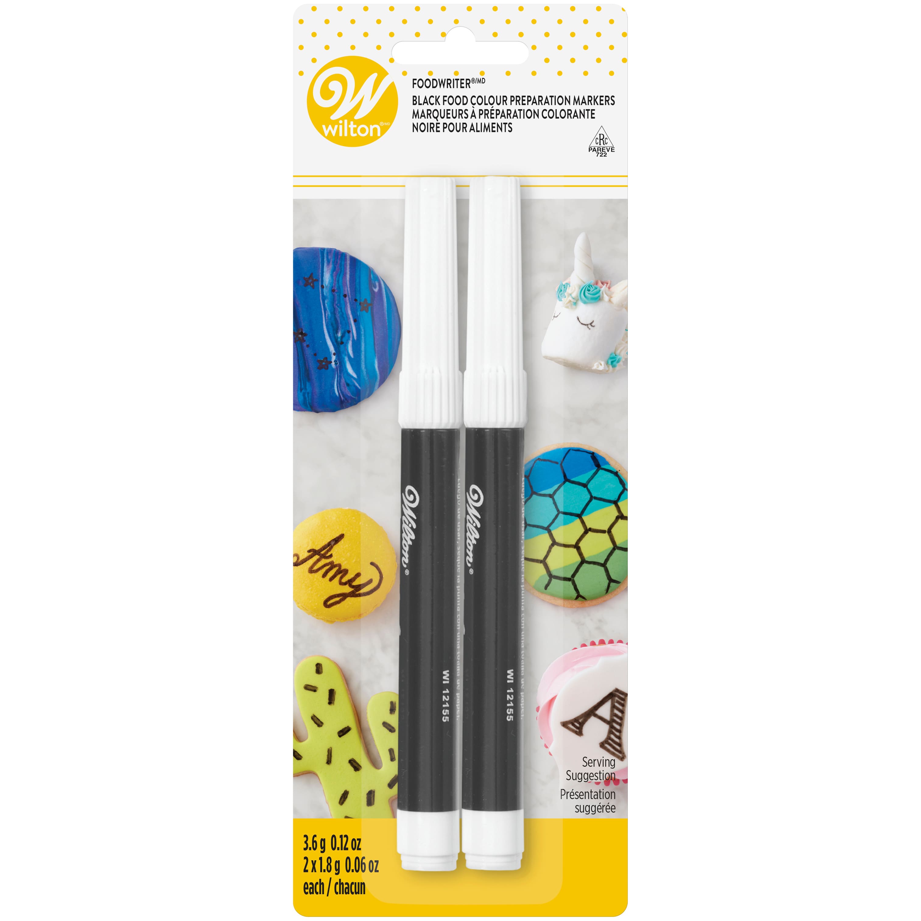 Wilton Foodwriter Black Edible Marker Set Michaels