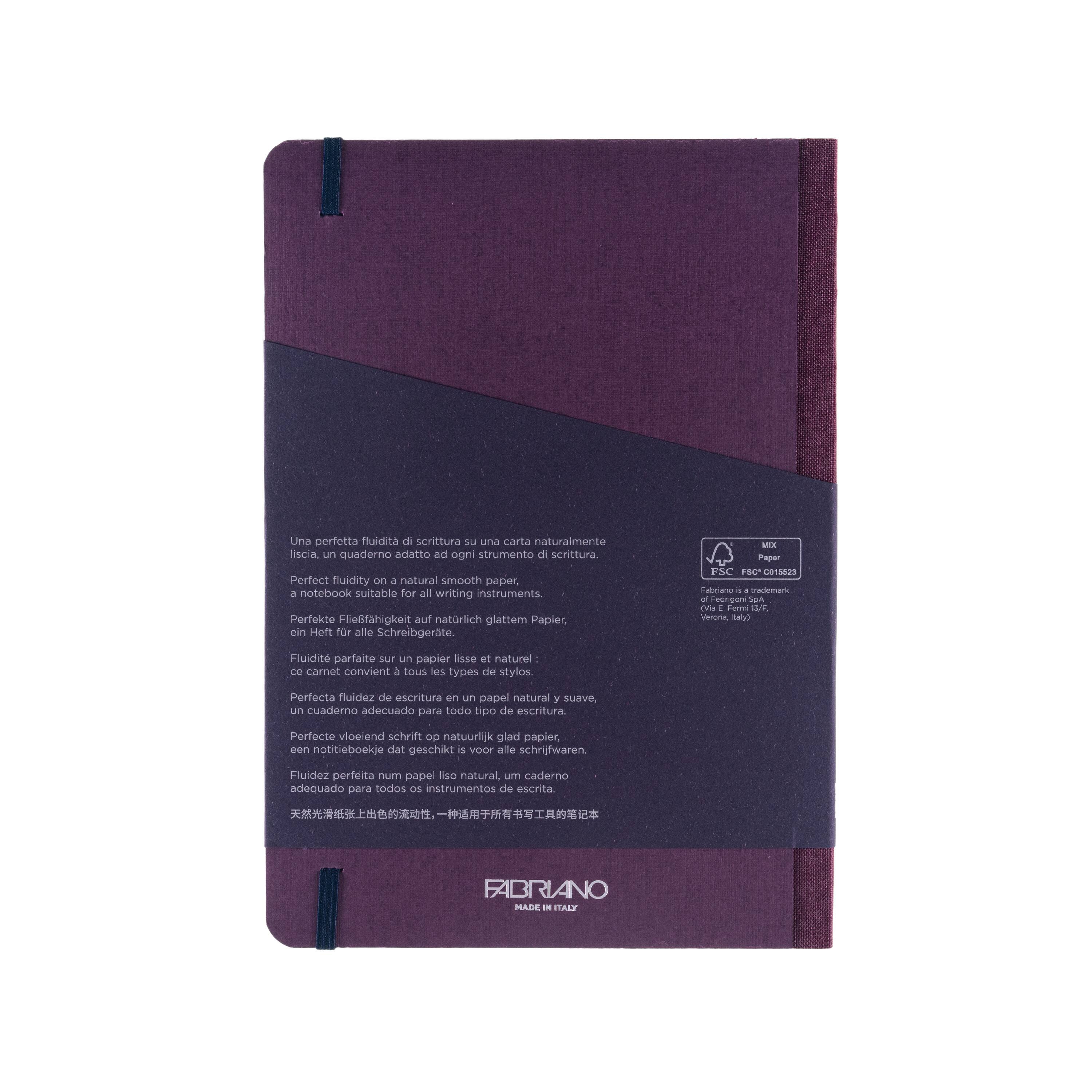 Fabriano&#xAE; Ecoqua Plus A5 Dotted Fabric-Bound Notebook