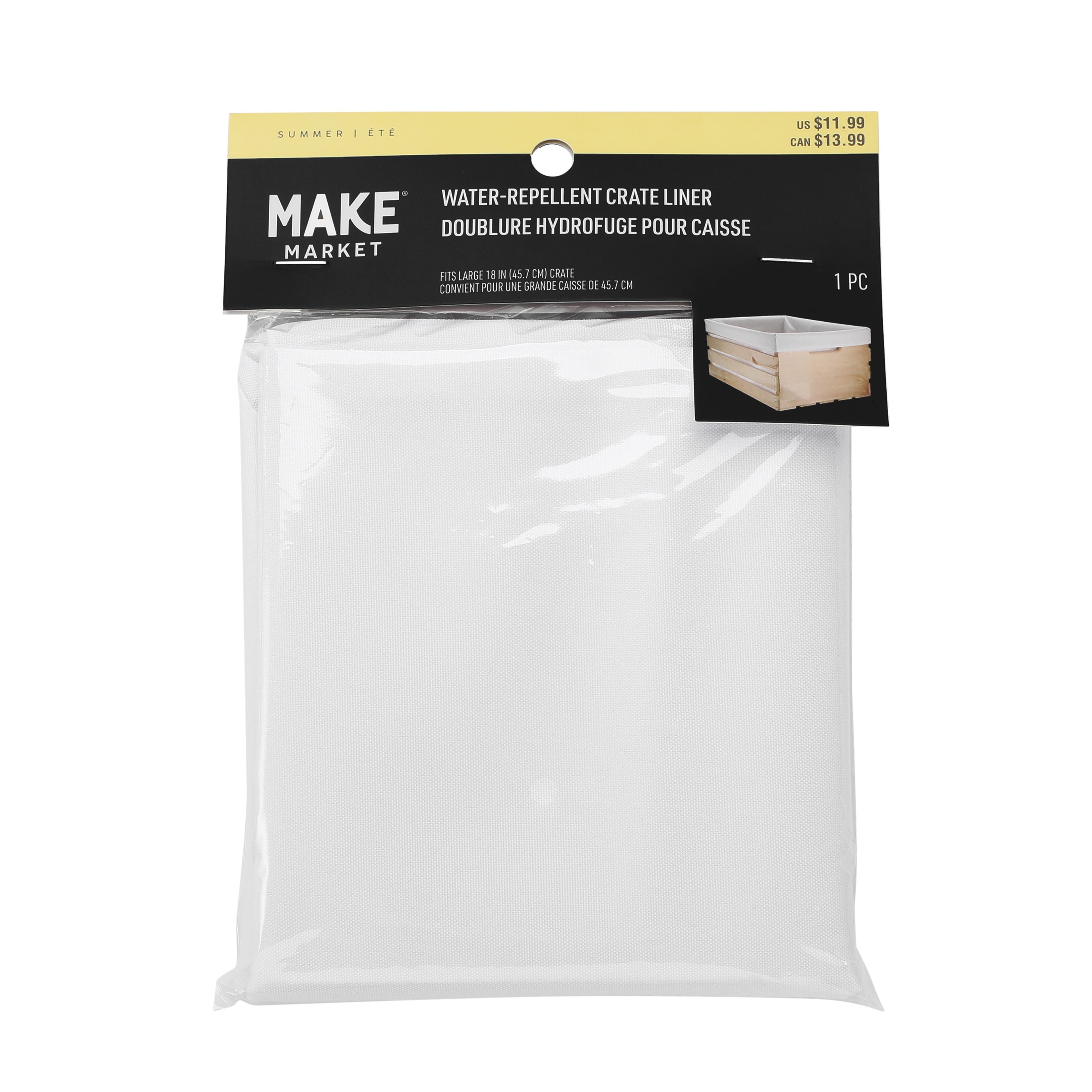 16&#x22; White Water-Resistant Crate Liner by Make Market&#xAE;