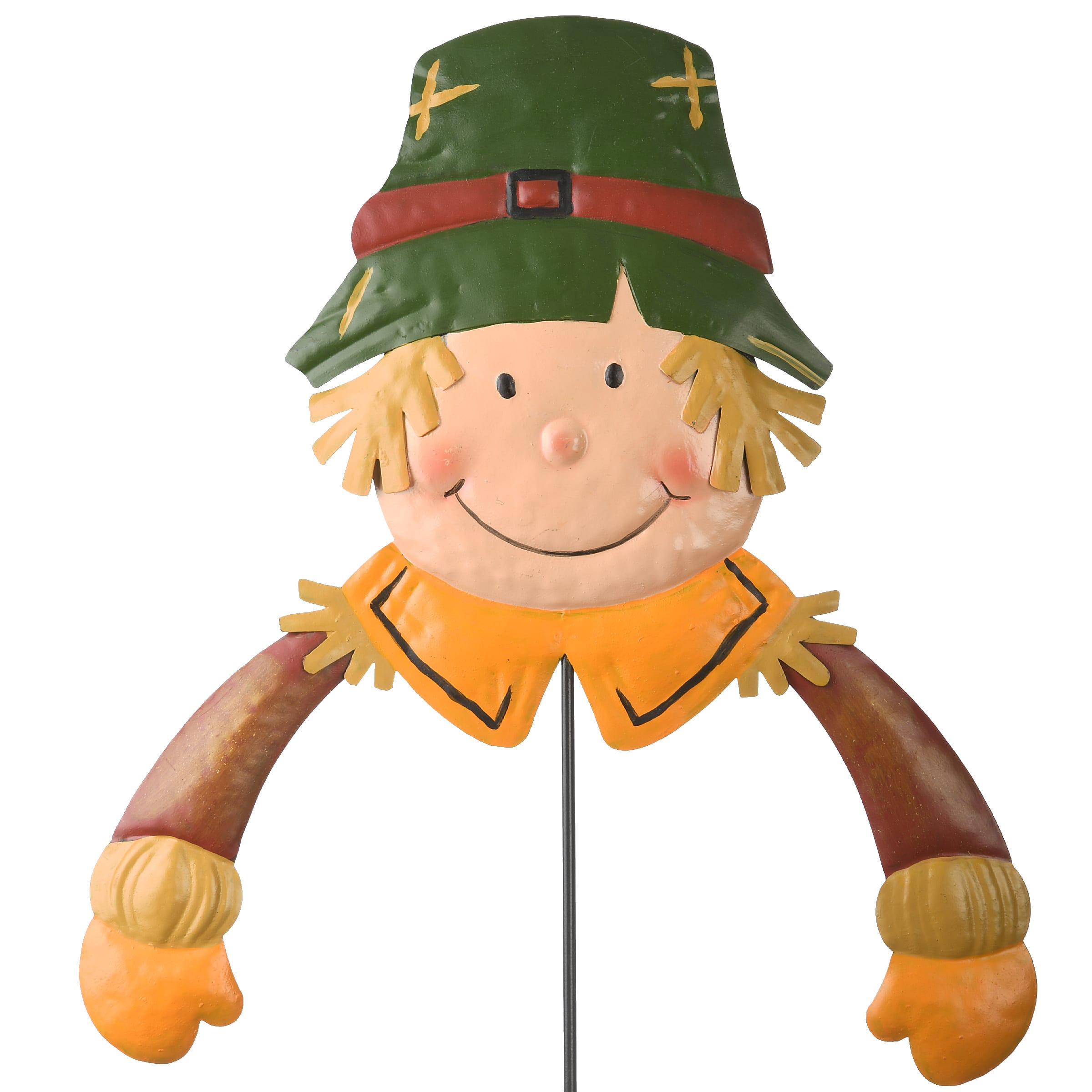 24&#x22; Scarecrow Boy Garden Stake