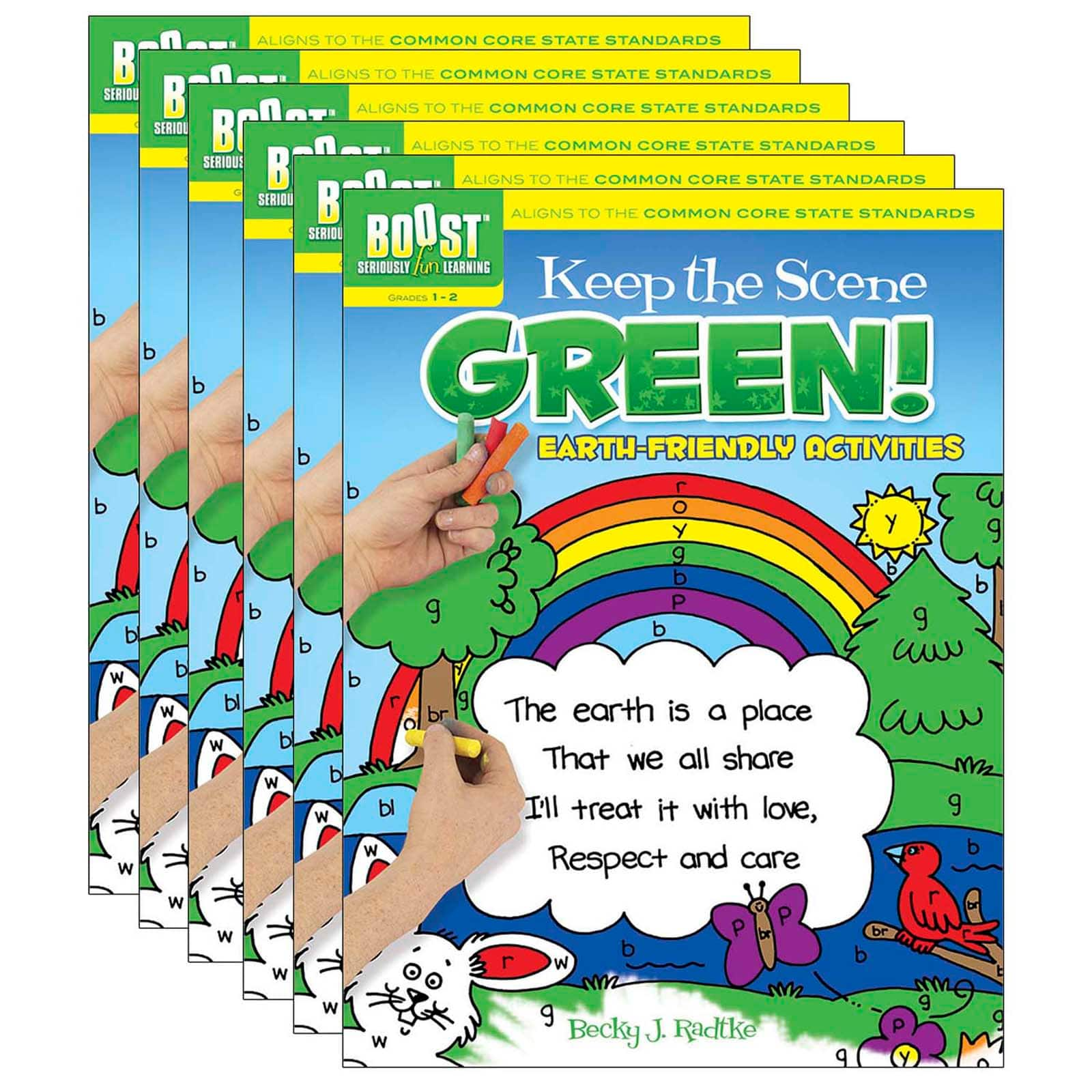 BOOST&#x2122; Keep the Scene Green!: Earth-Friendly Activities, 6ct.