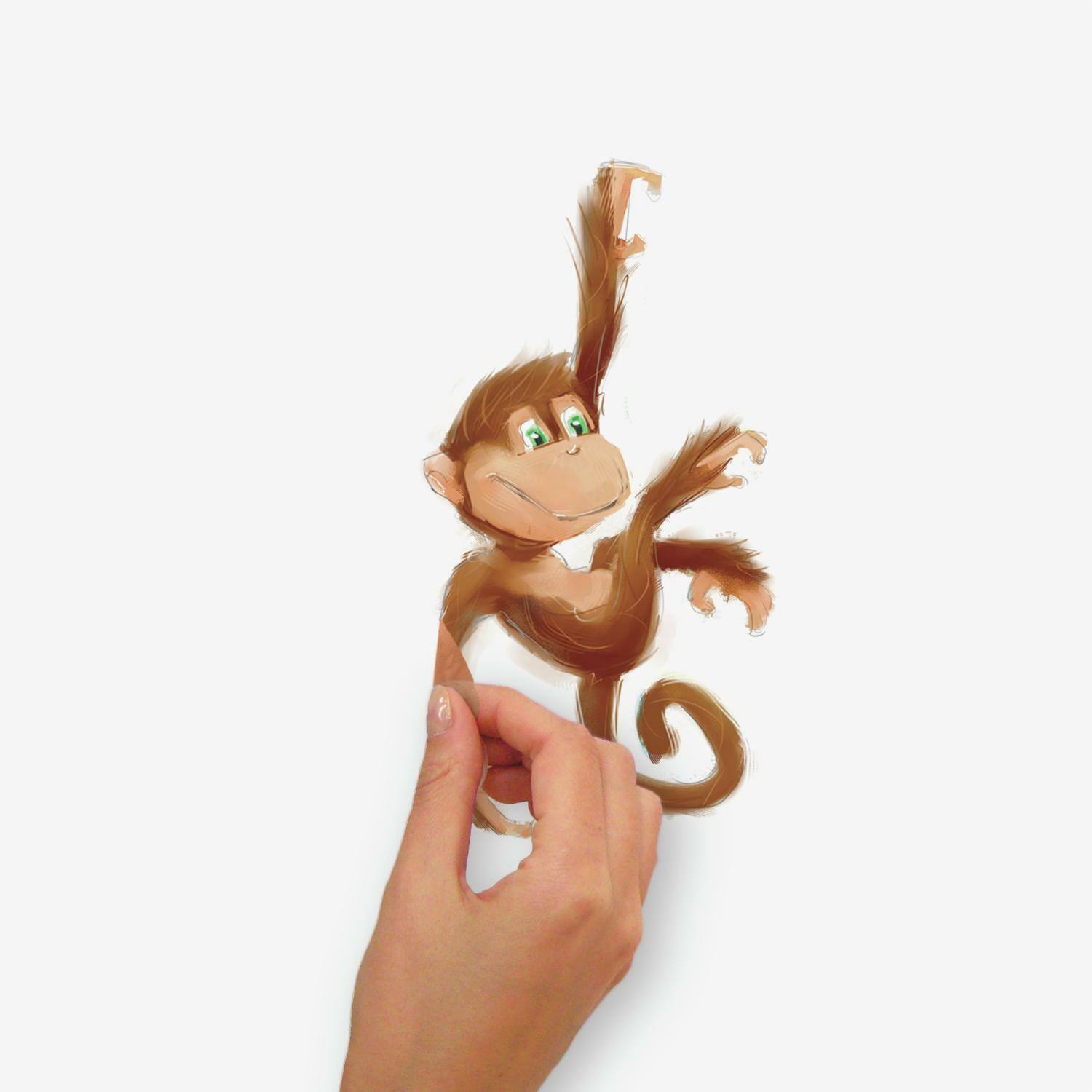 RoomMates Monkey Business Peel &#x26; Stick Wall DecalsRoomMates Monkey Business Peel &#x26; Stick Wall Decals