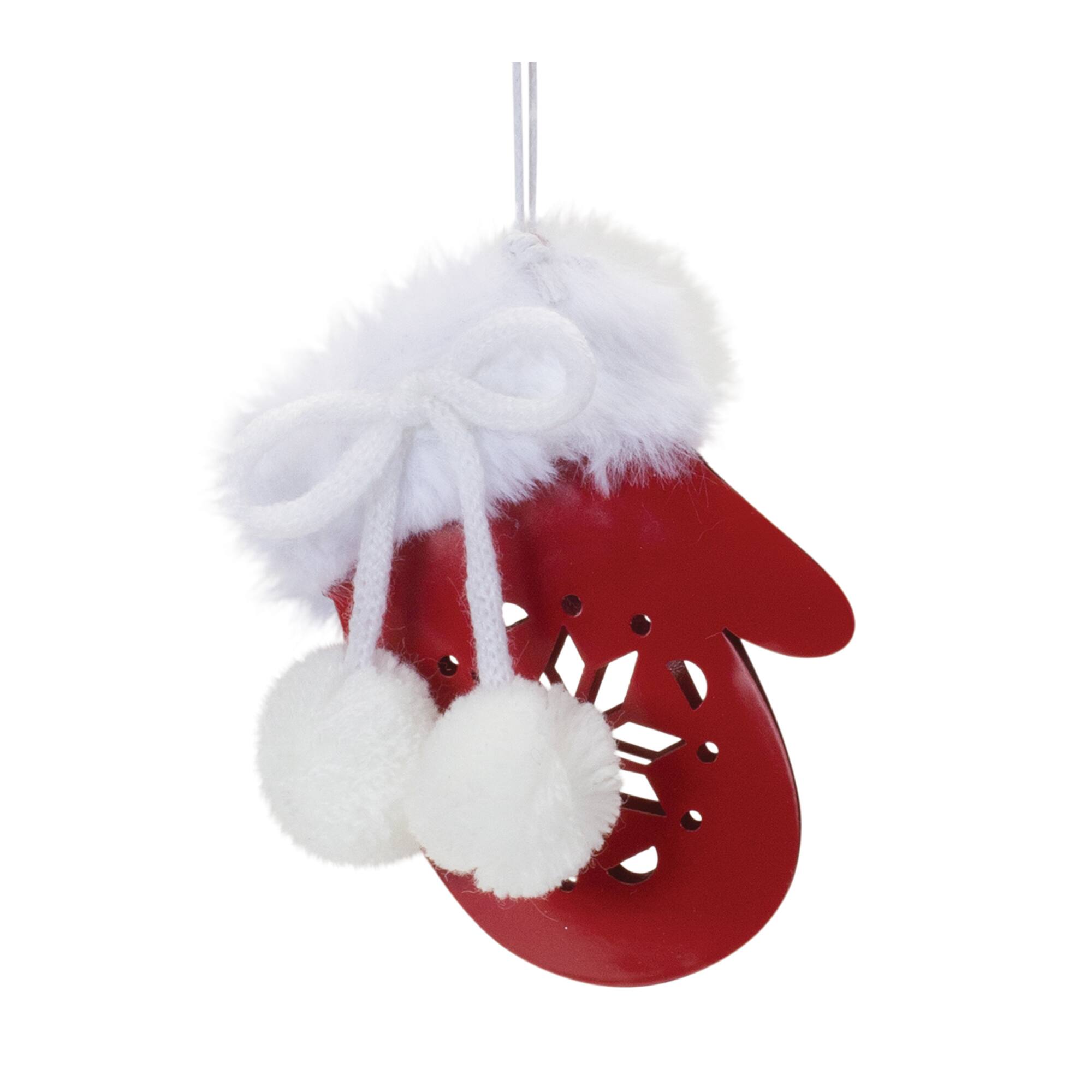 12ct. 4&#x22; Snowflake Mitten and Stocking Ornament Set