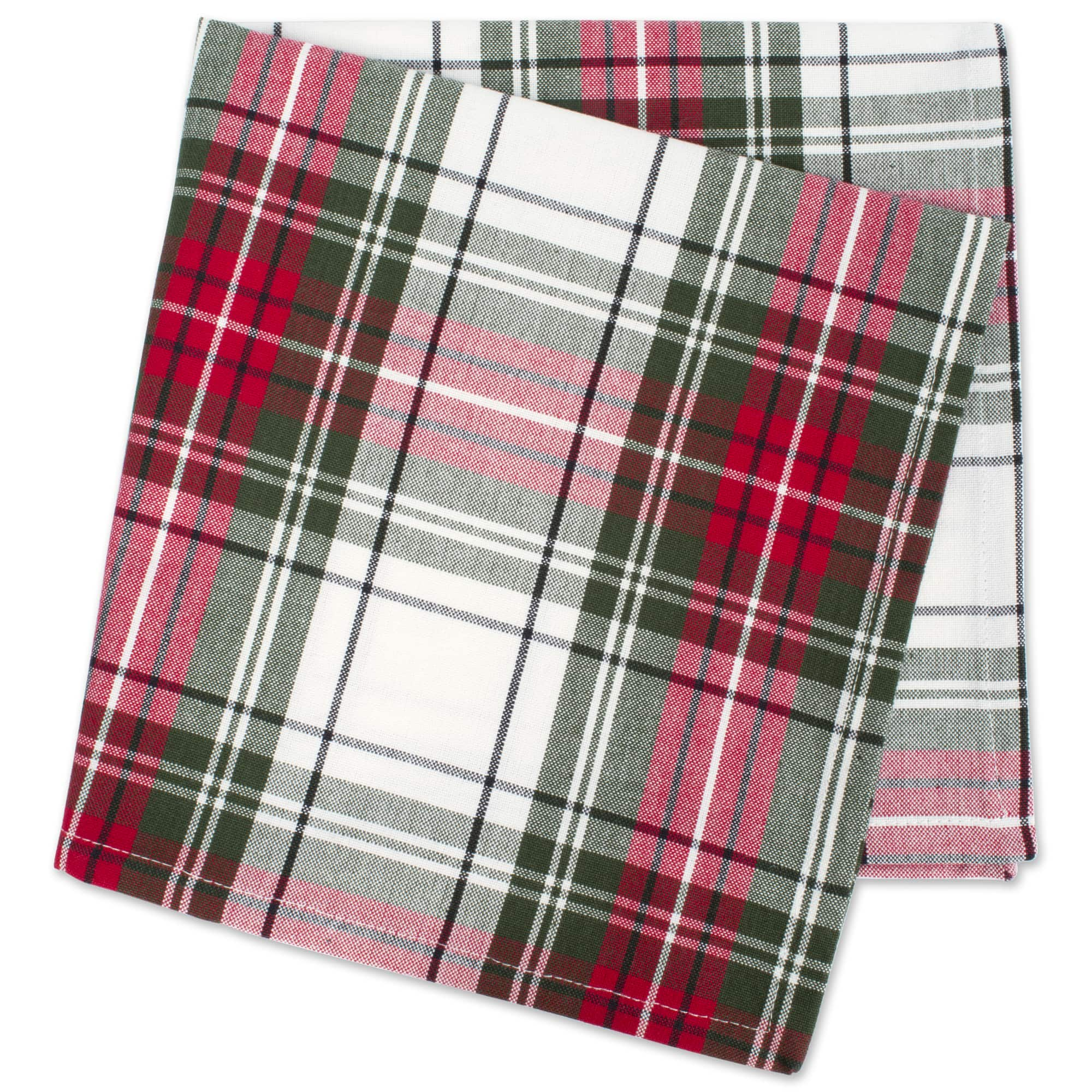 DII&#xAE; Christmas Plaid Napkins, 6ct.